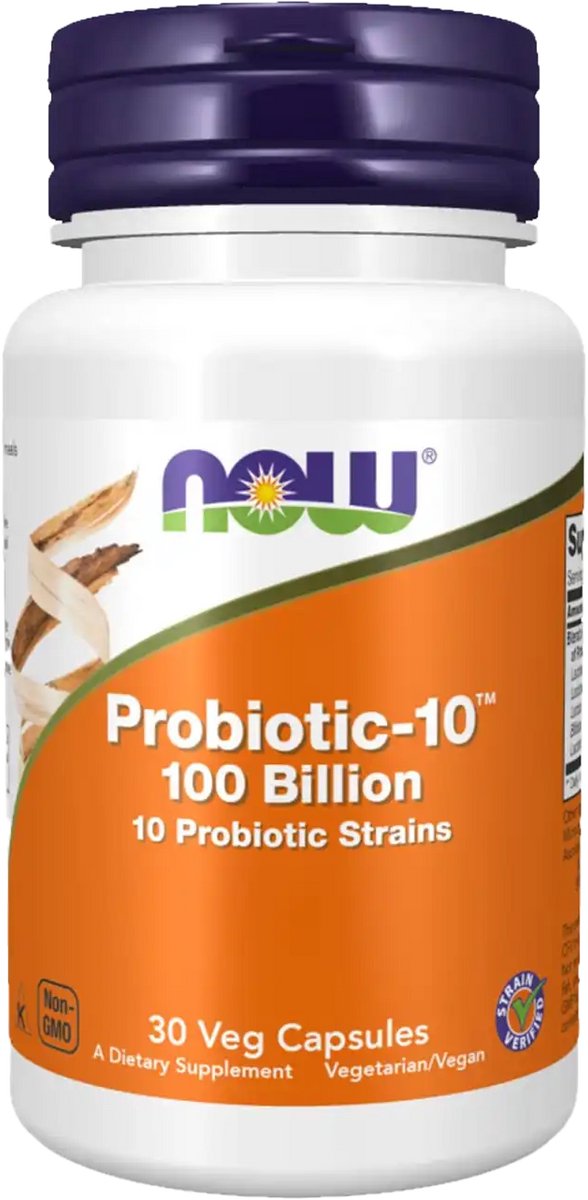 NOW FOODS Probiotic-10 100 Milliarden, 30 Kapseln