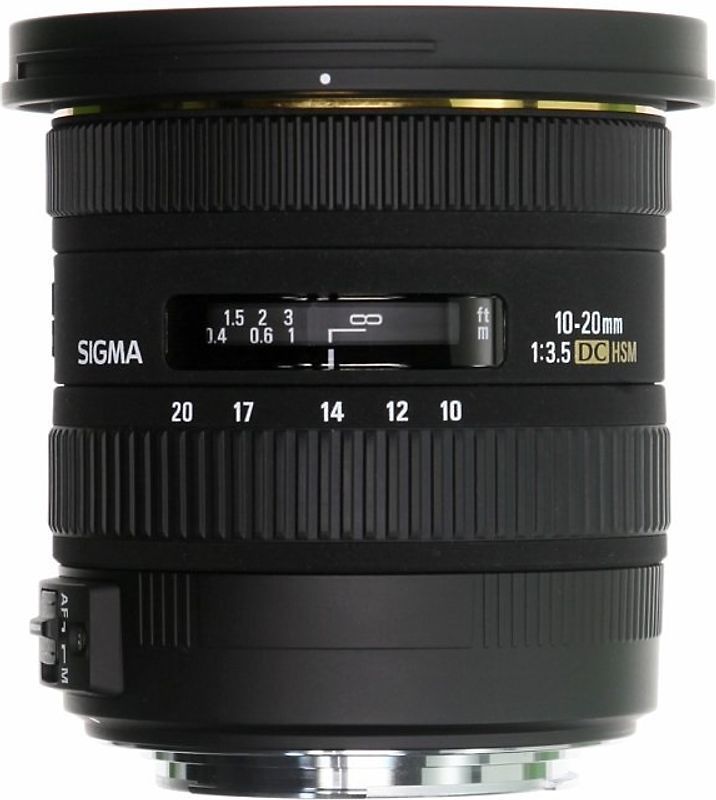 Sigma 10-20 mm F3.5 DC EX HSM 82 mm-Filter (geeignet für Nikon F) Schwarz
