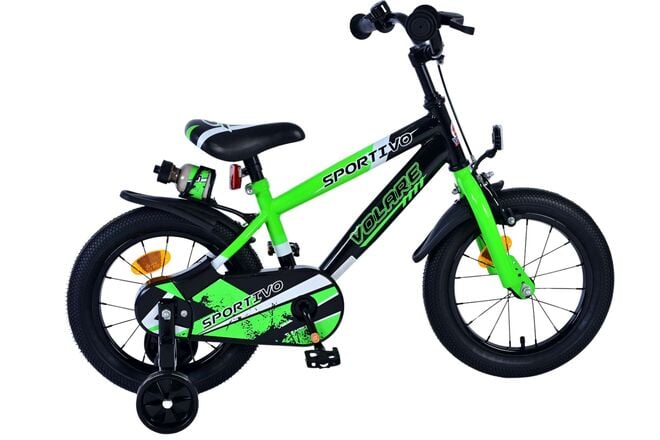 Volare – Kinderfahrrad 14" – Sportivo Grün