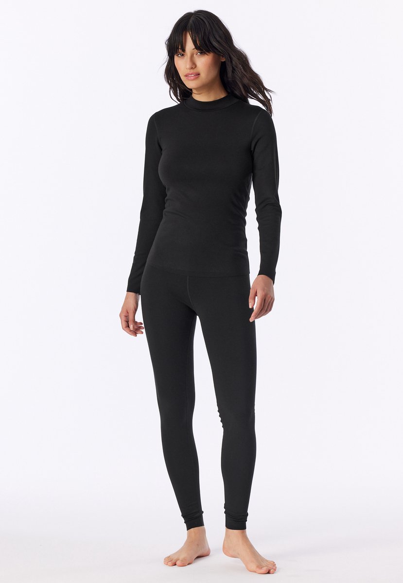 Shirt langarm wärmen schwarz - Invisible Soft Warming 40