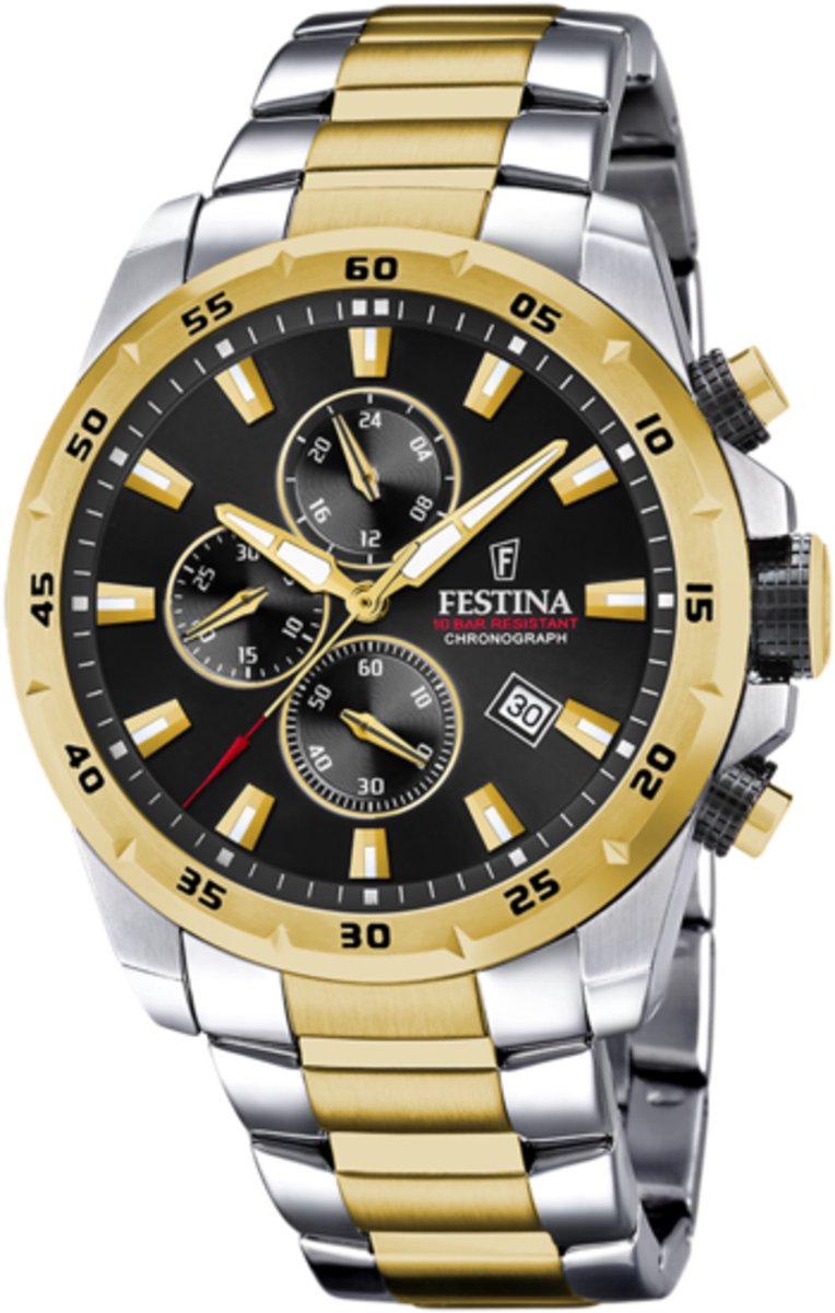 Festina F20562/4 Sport Chronograph Herrenuhr 45mm 10ATM
