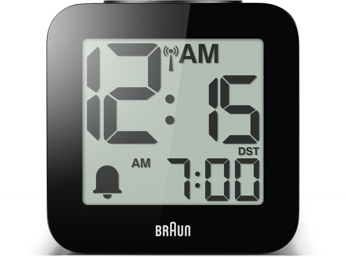 Braun BC25BP-DCF Sprechender Funk Digitalwecker 78mm