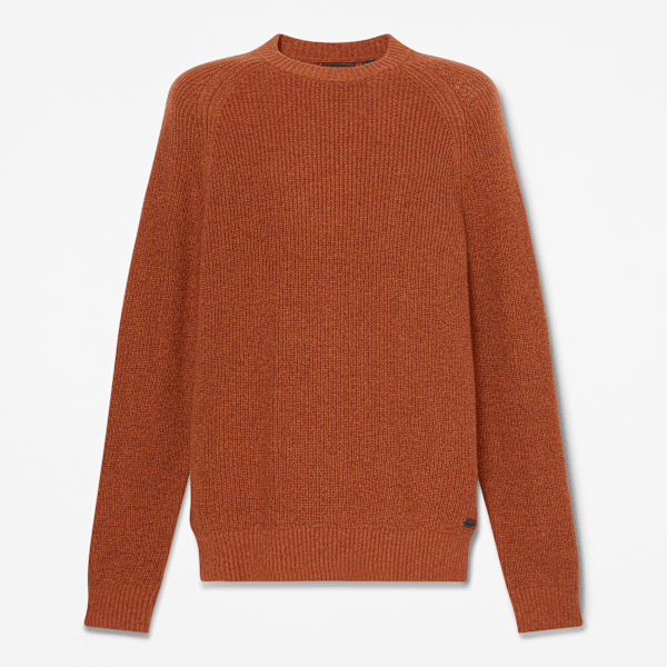Timberland - Maglione Girocollo in Cotone da Uomo in marrone, Uomo, marrone, Taglia: 3XL