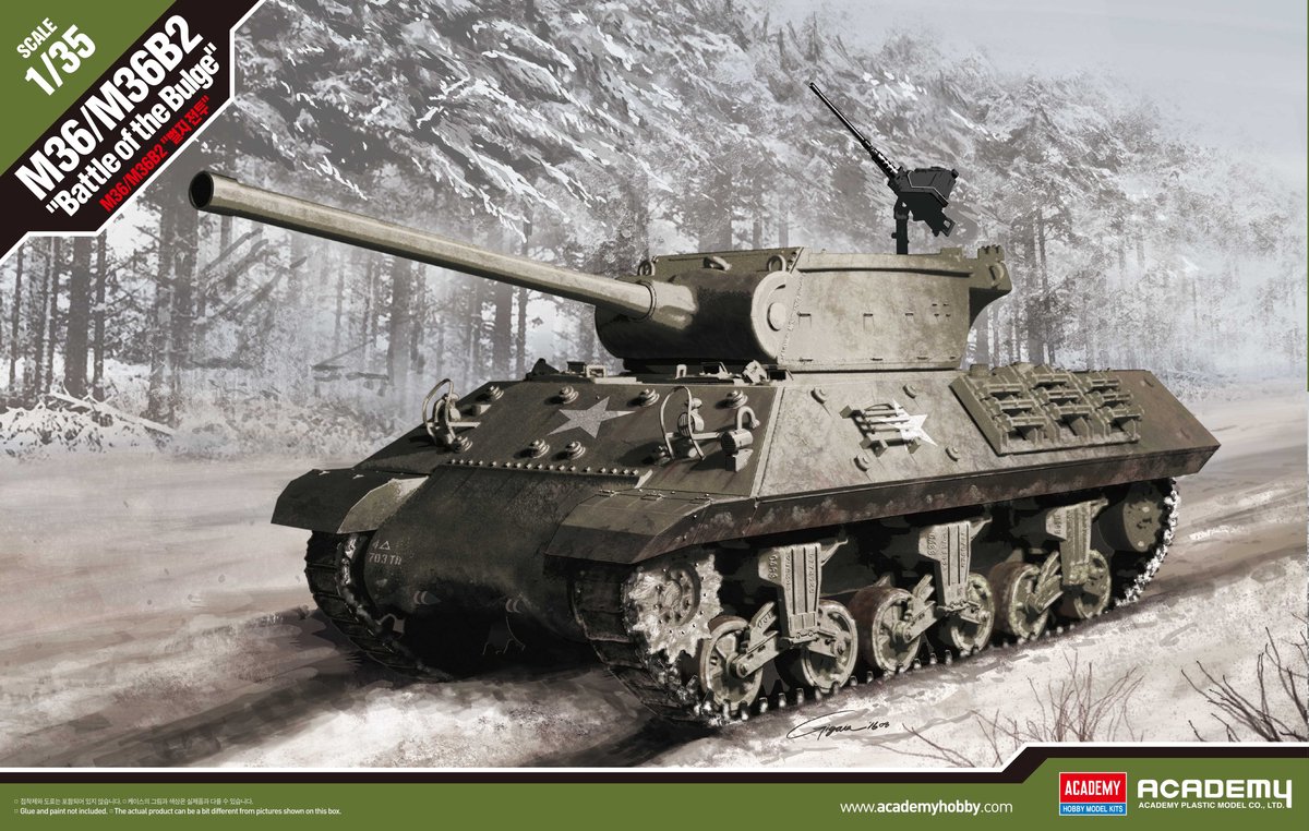 M36B2 US Army - Battle of the Bulge