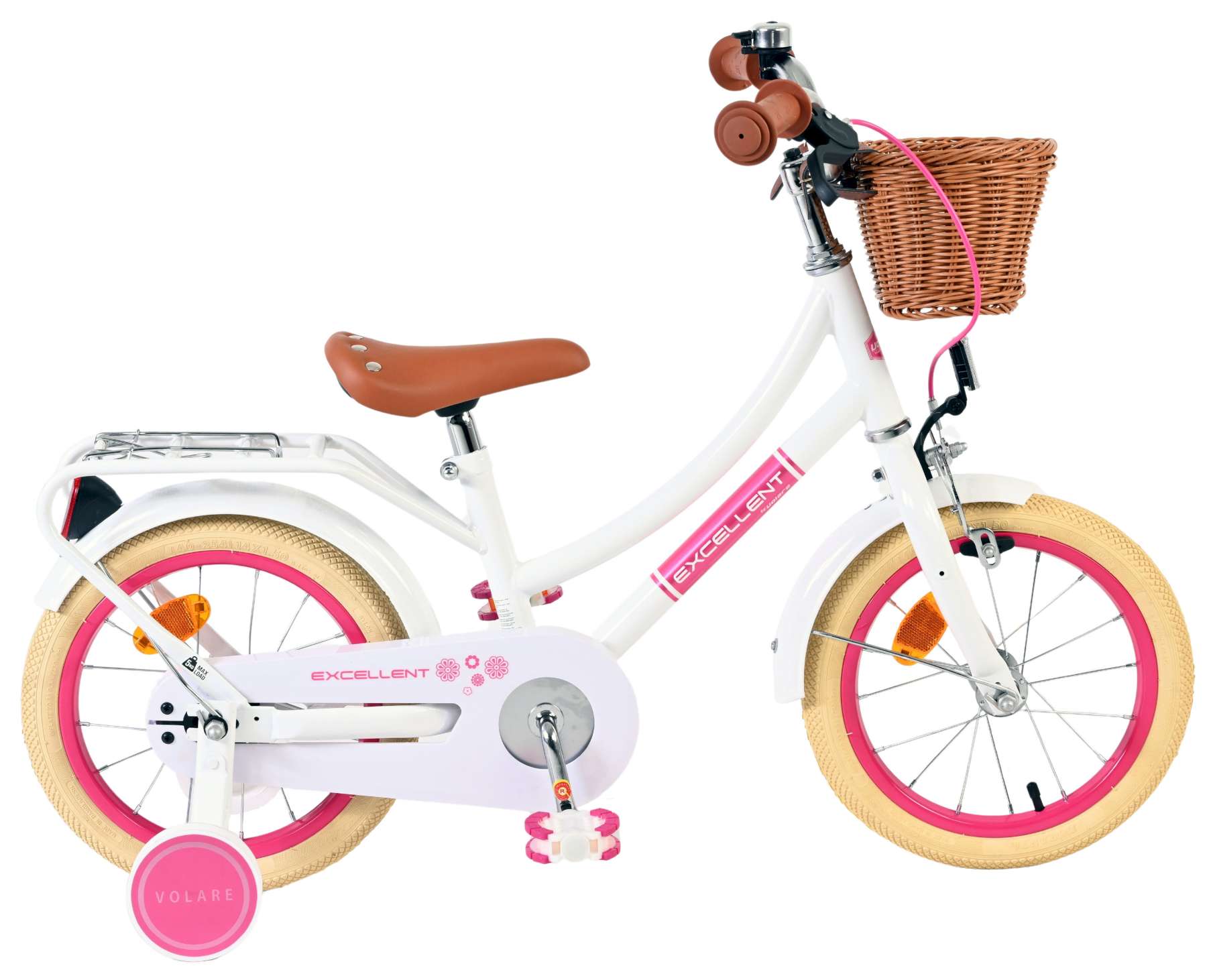 Volare - Children’s Bicycle 14" - Excellent White (51443)