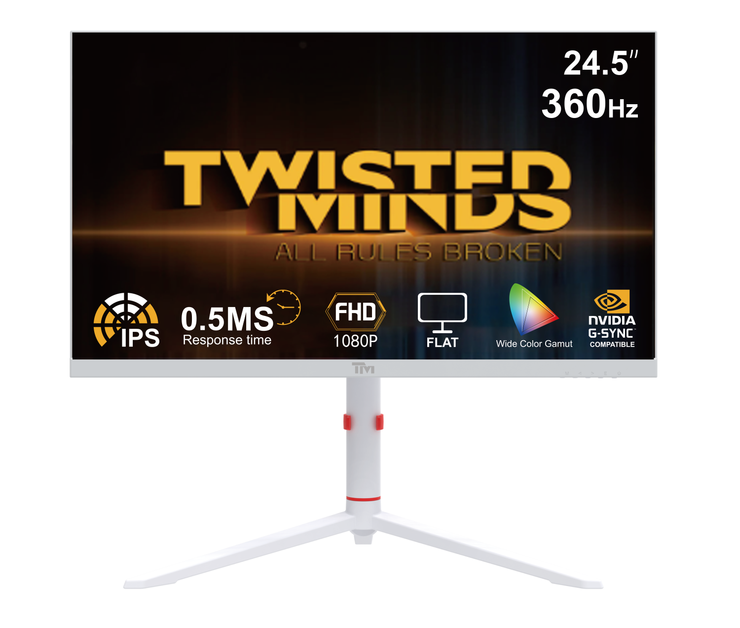 Twisted Minds - Artic Pro Series 24" FHD - 360H - White