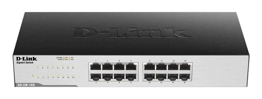 D-Link - 16-Port Gigabit Easy Desktop Switch