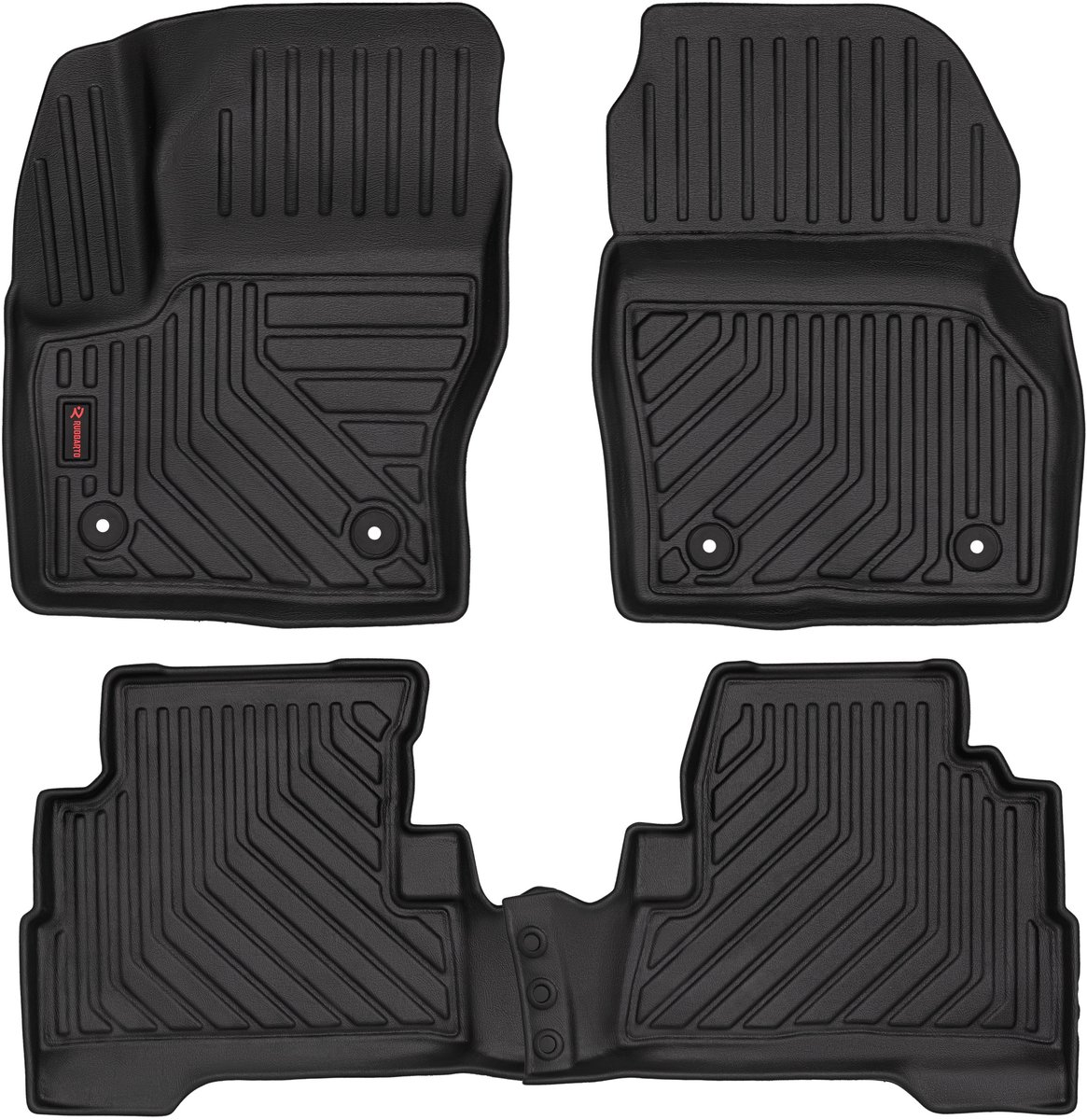 3D Gummimatten für Autos Zu: Ford Kuga Mk2 (SUV, 2012-2019) - Wutausbruch 5 cm