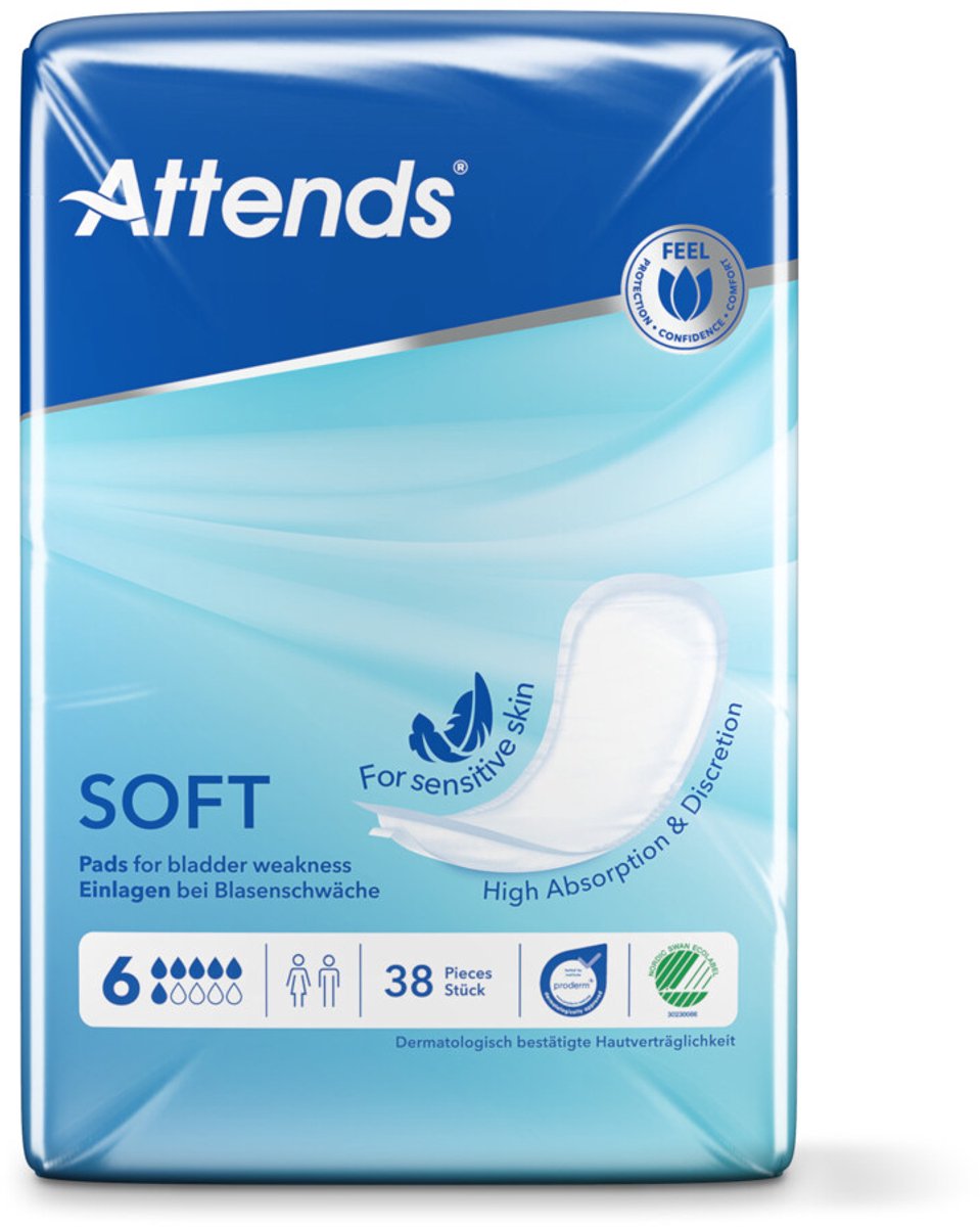 ATTENDS Soft 6 4X38 St