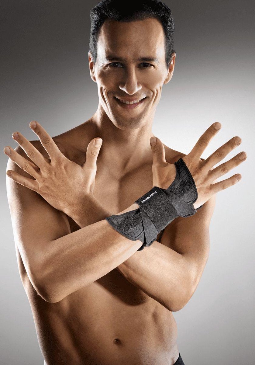 MANU-X Handgelenkorthese Gr.1 schwarz 07642 1 St Bandage