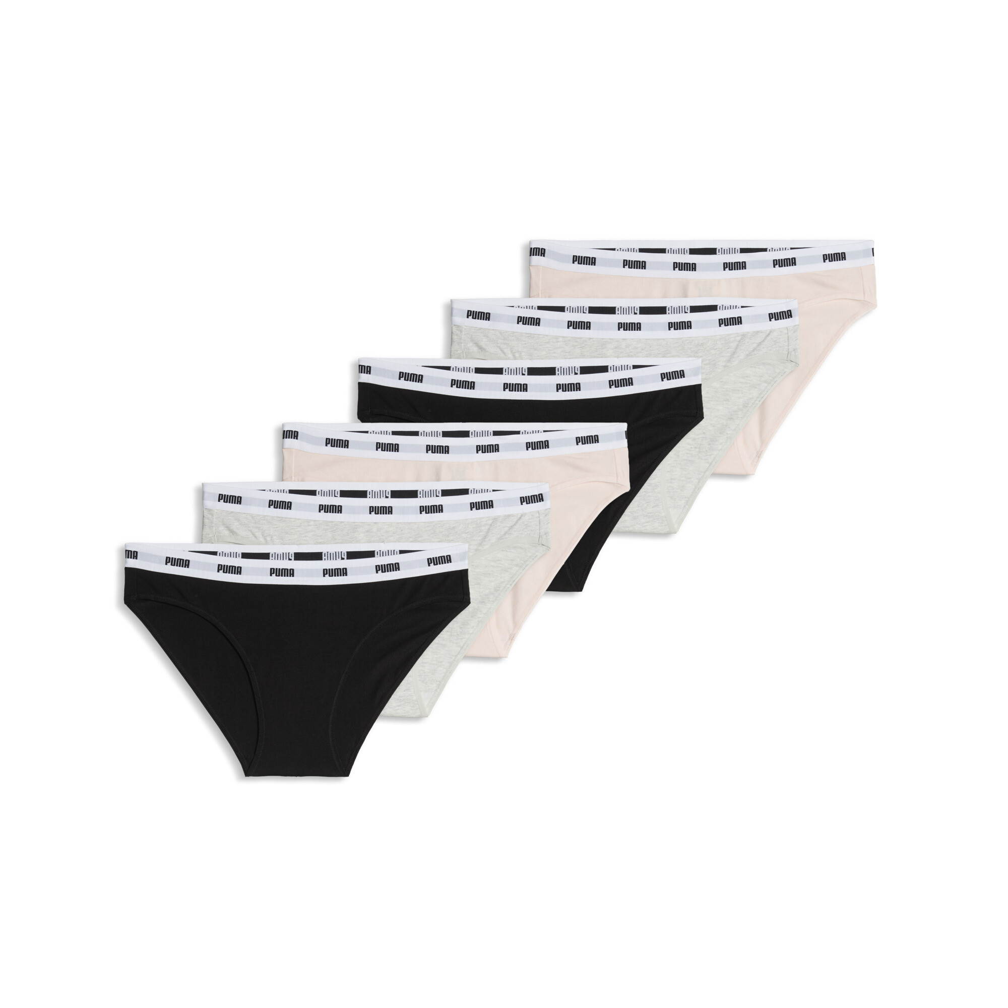 PUMA Slips Damen (6er-Pack), Accessoires, XXL