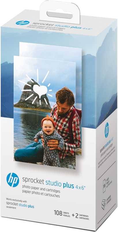 HP - Sprocket Studio Plus Cartridge 108-pack (HPIS4X6C108)