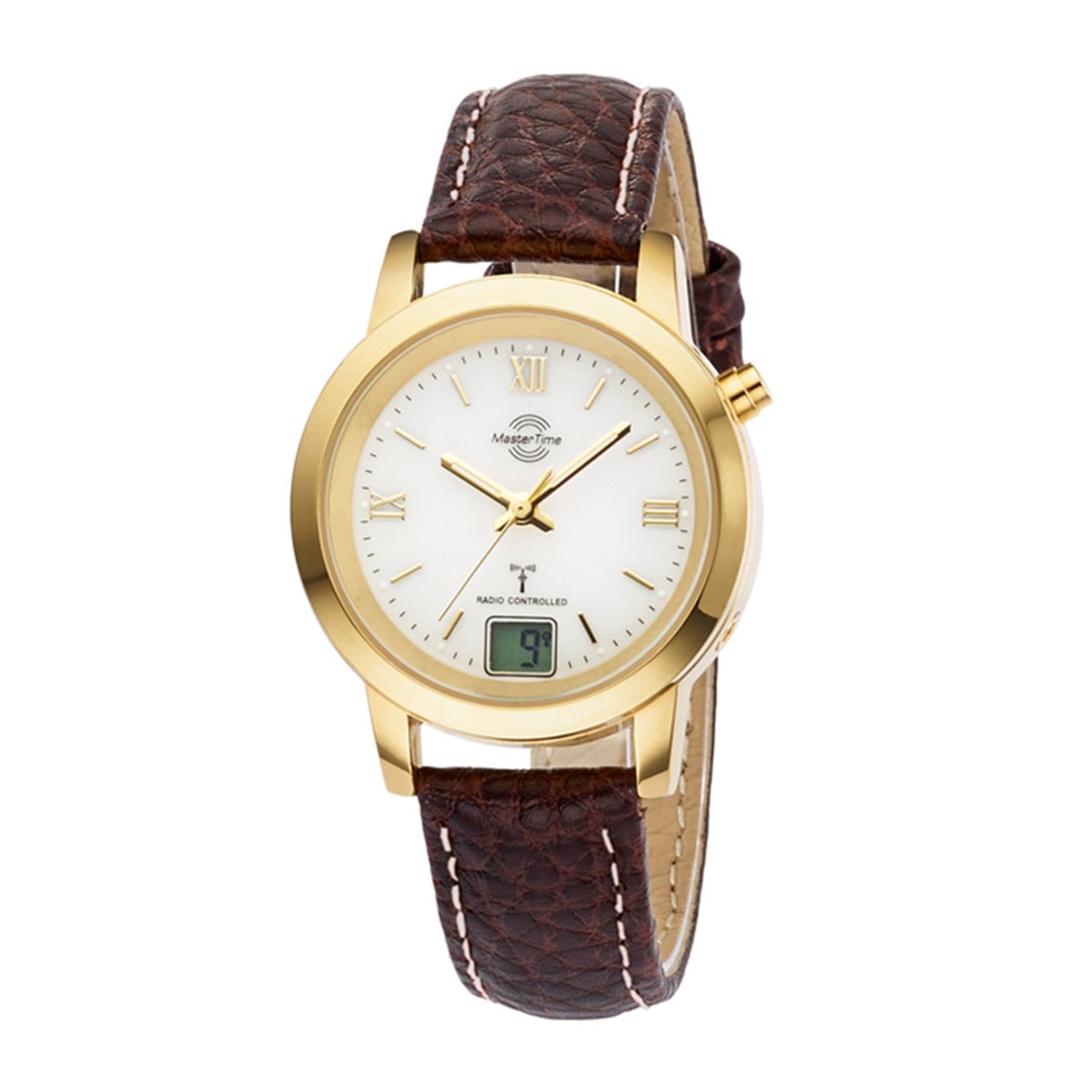 Master Time MTLA-10299-13L Funk Basic Series Damenuhr 34mm 3ATM