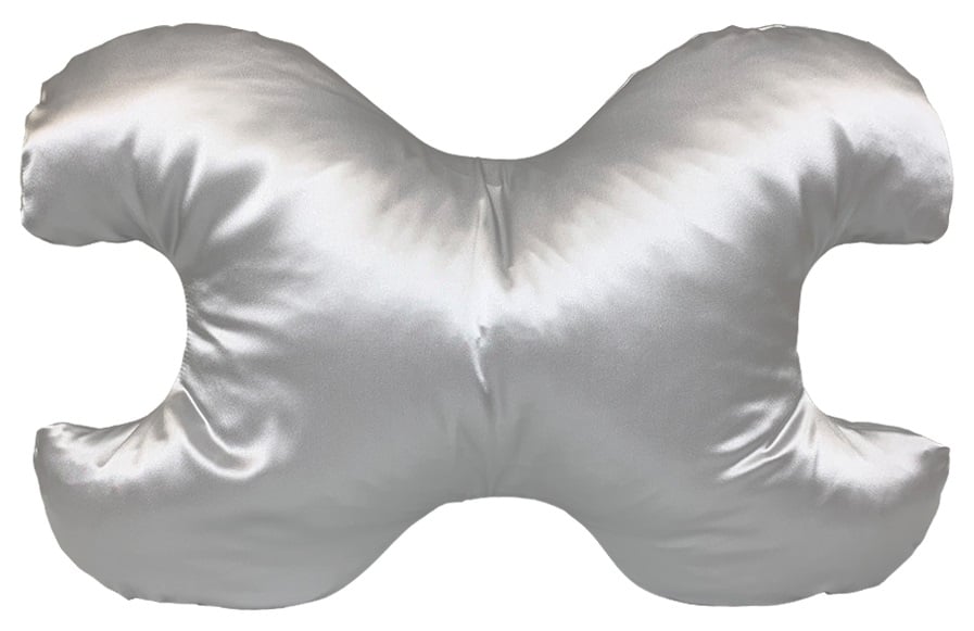 Save My Face - Le Grand Large Pillow w. 100% Silk Cover Silver