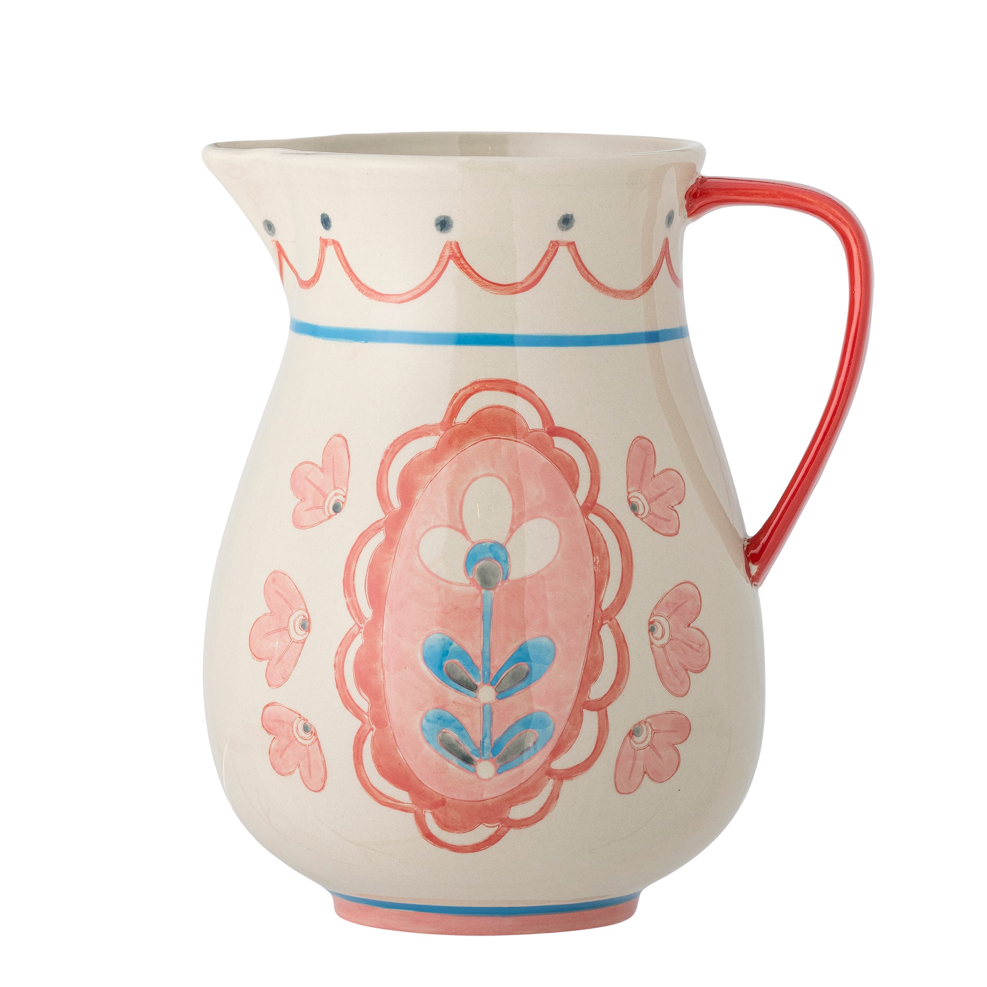 Bloomingville - Odina Krug 3300 ml - Rosa Steinzeug