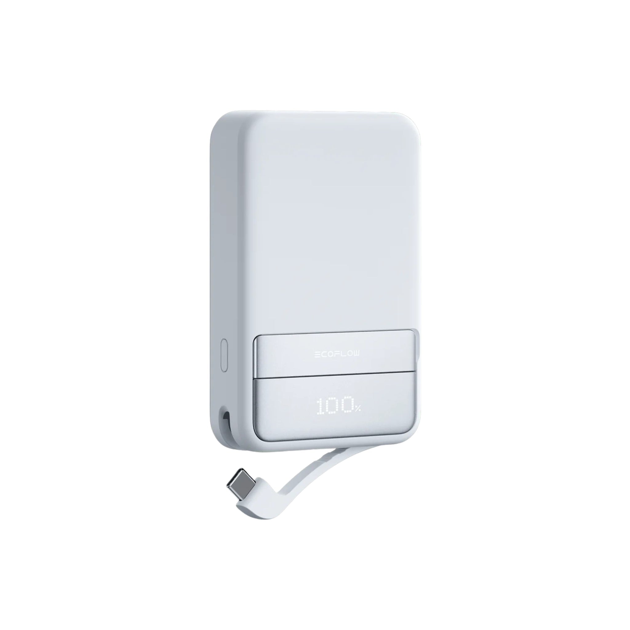 EcoFlow Rapid Magnetische Powerbank 10.000 mAh – Silber – Extra Kapazität & Schnelles Laden
