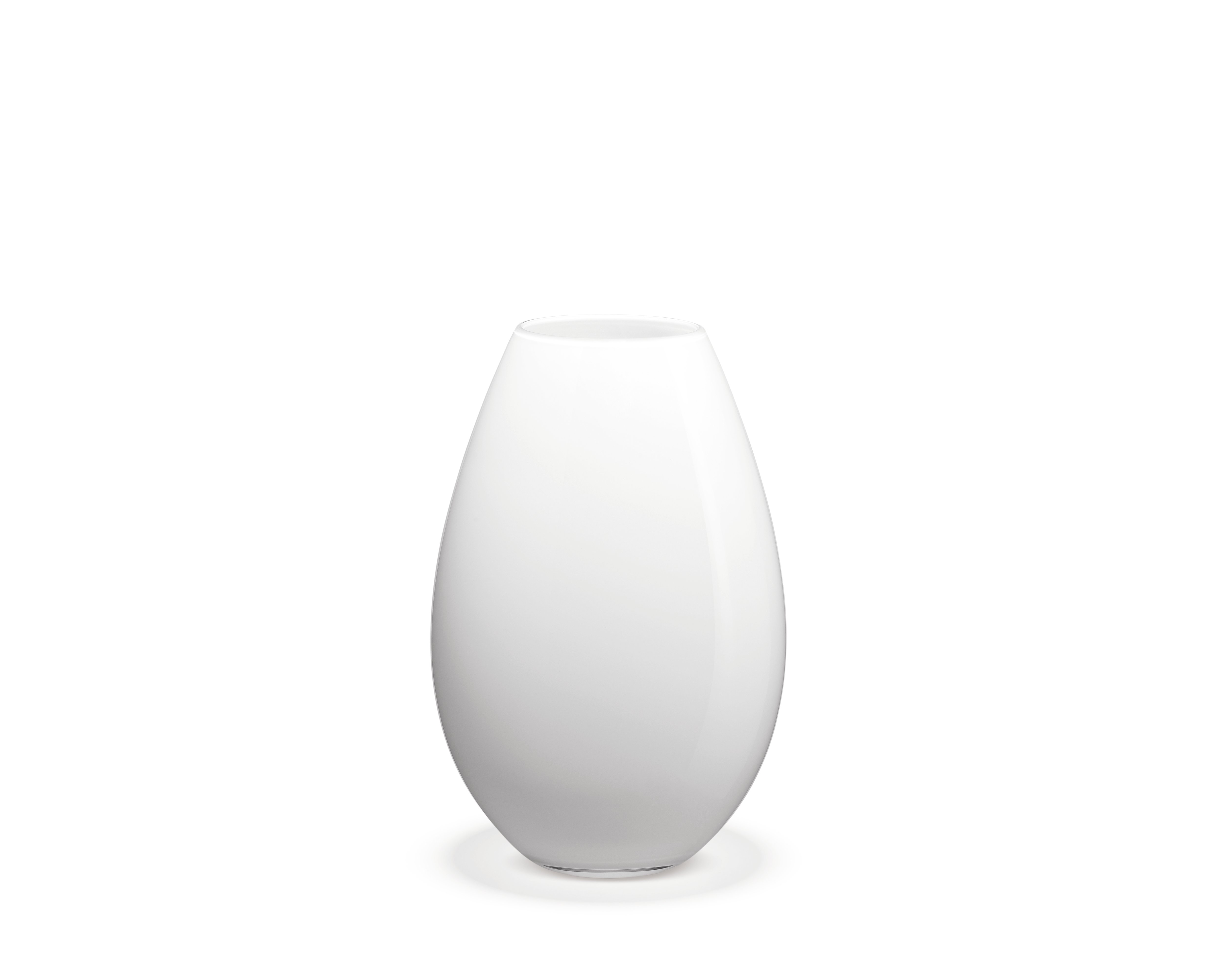 Holmegaard - Cocoon Vase - H20,5 cm - Weiß