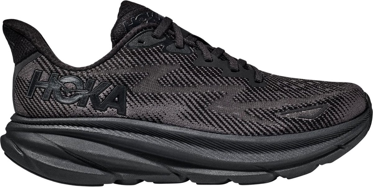 HOKA Clifton 9 Triple Black Herren Sneaker 1127895-BBLC 44⅔