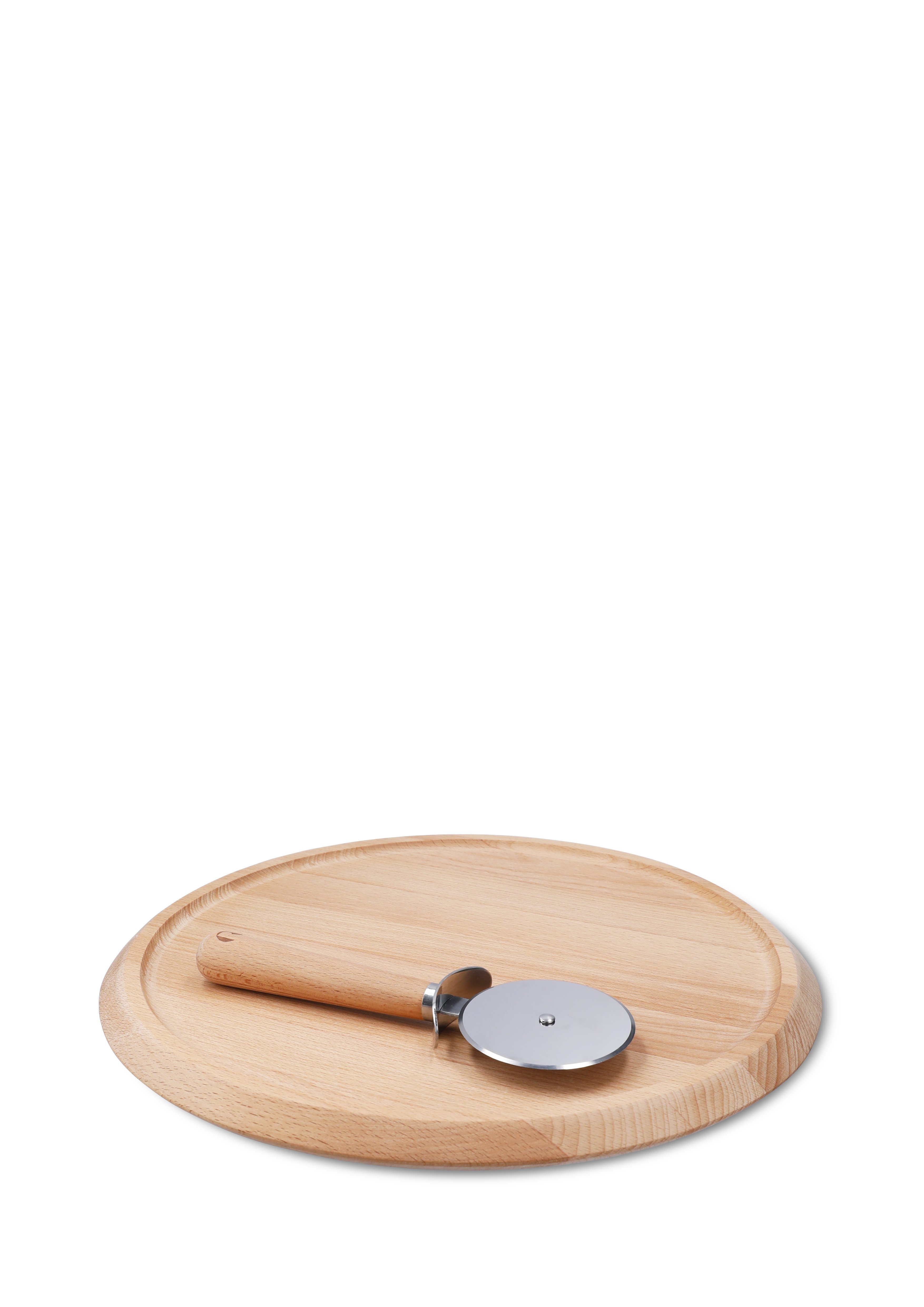 Rosendahl - GC Pizzabrett und Pizzaschneider - Buche - Ø35 cm