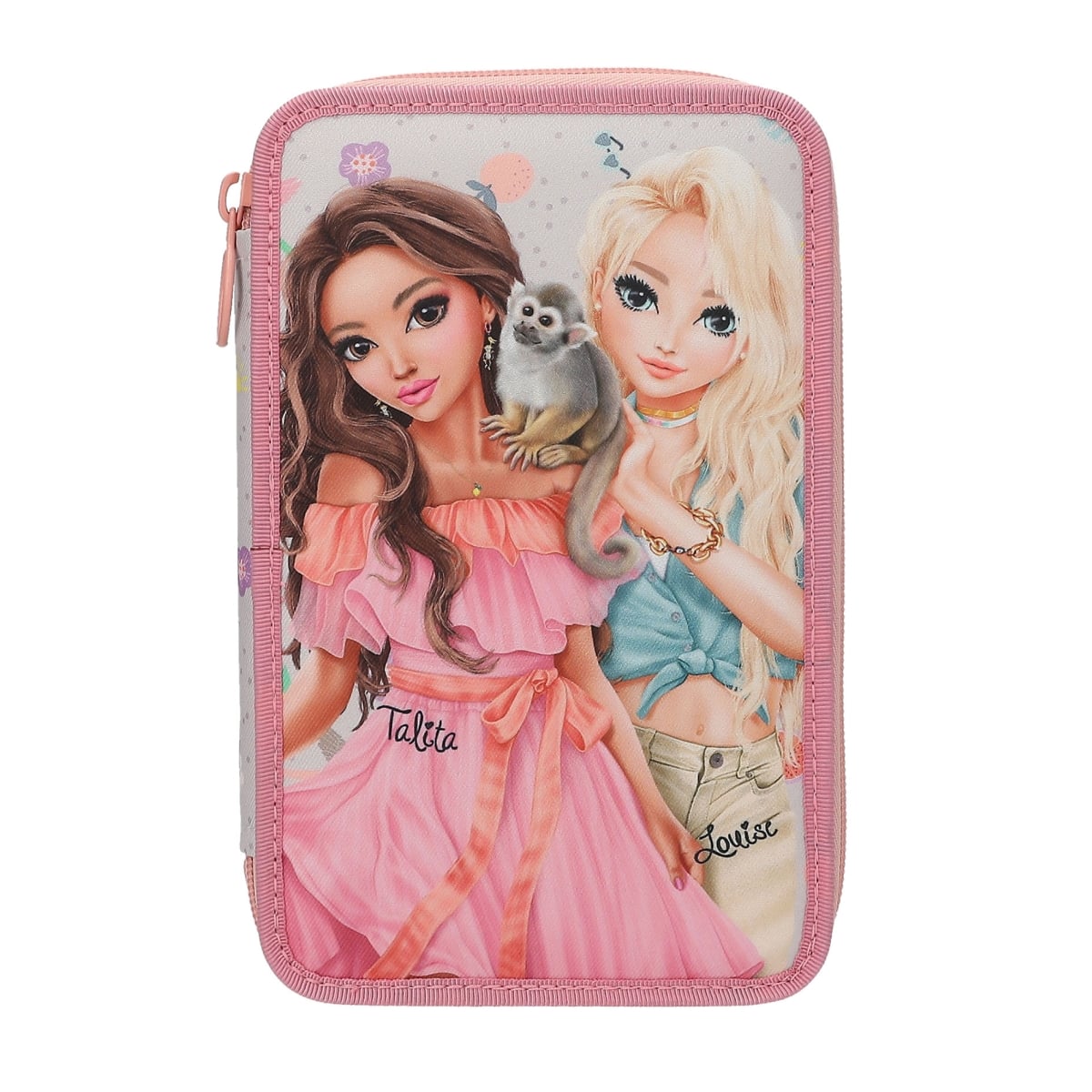 TOPModel - Triple Pencil Case JUICY - apricot, pink, yellow (413324)