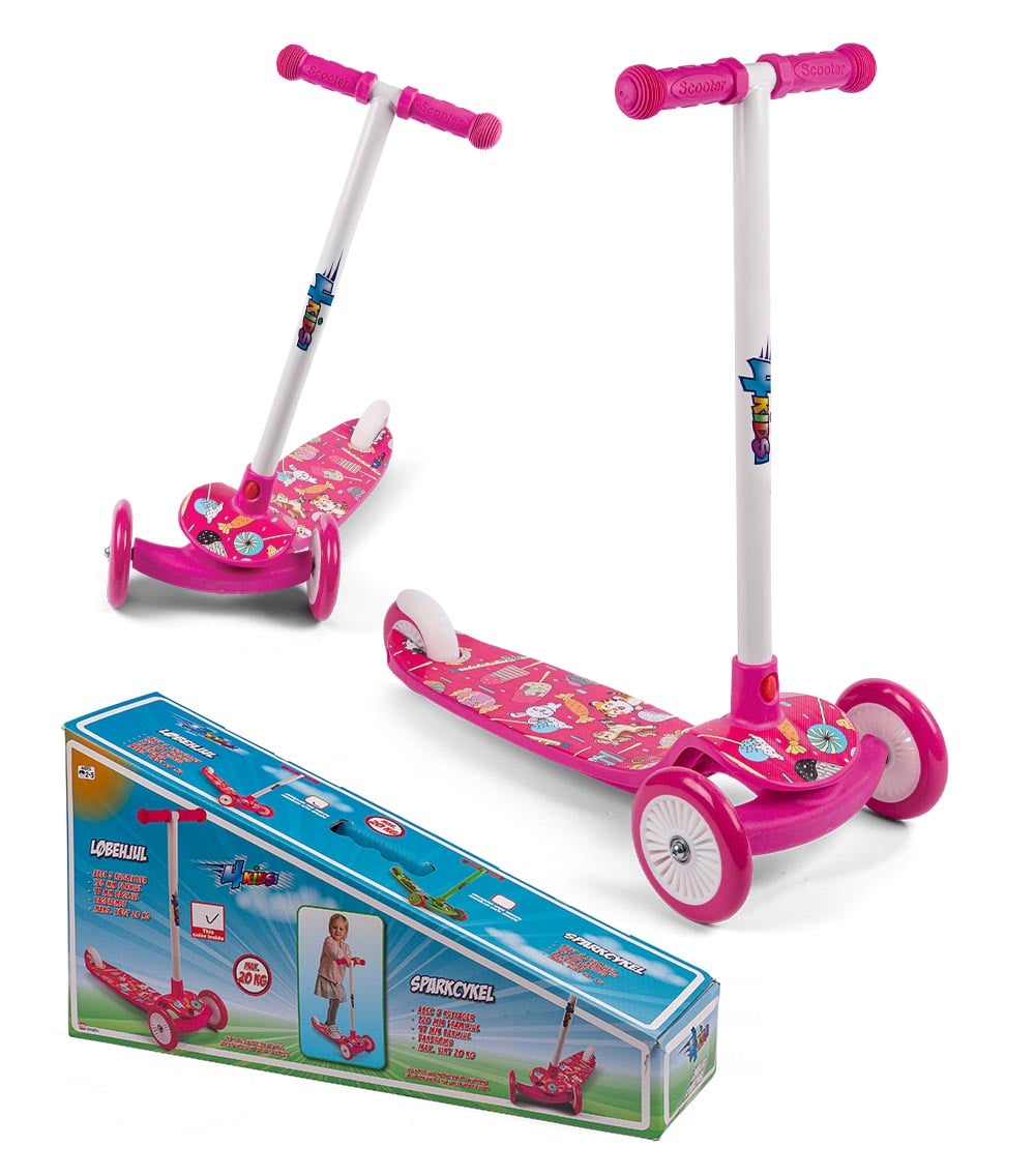 California - 3-Wheel Scooter - Pink (83113)