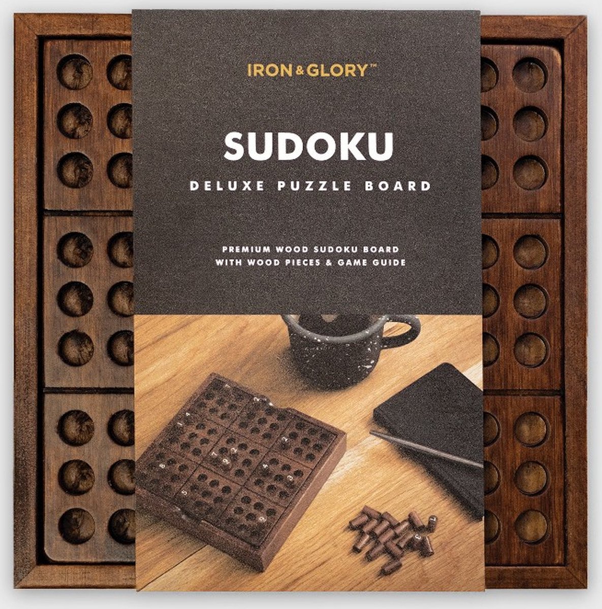Holz-Brettspiel Logikspiel Sudoku Deluxe Numerisch