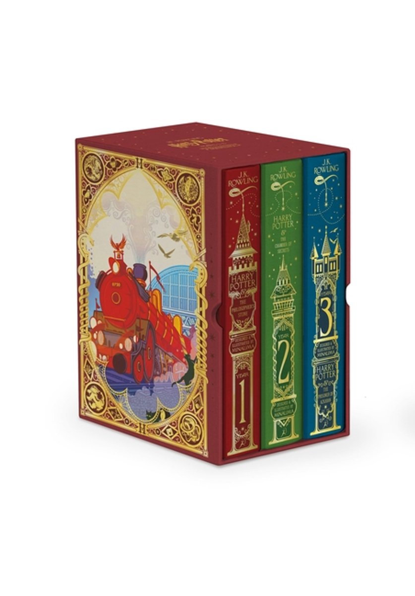 Harry Potter 1-3. Box-Set. MinaLima-Ausgabe
