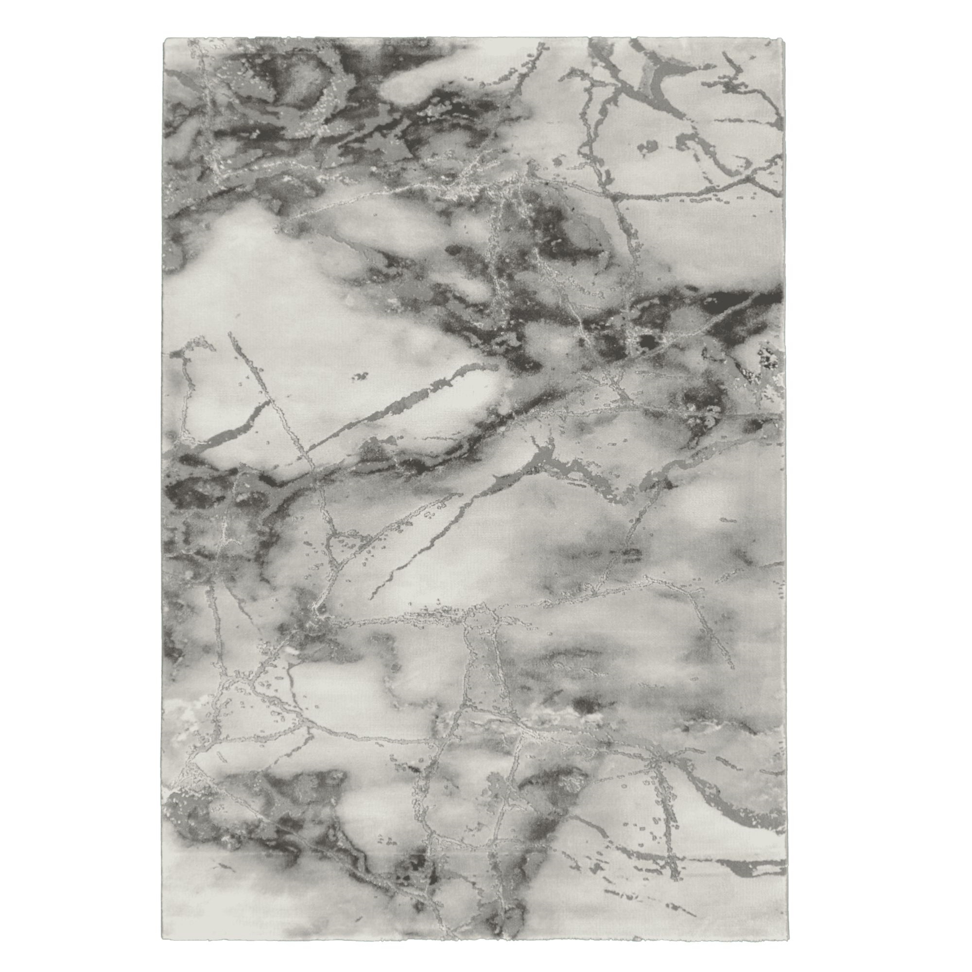 Teppich - 160x230 cm - Grau mit Muster - Craft - Nordstrand Home