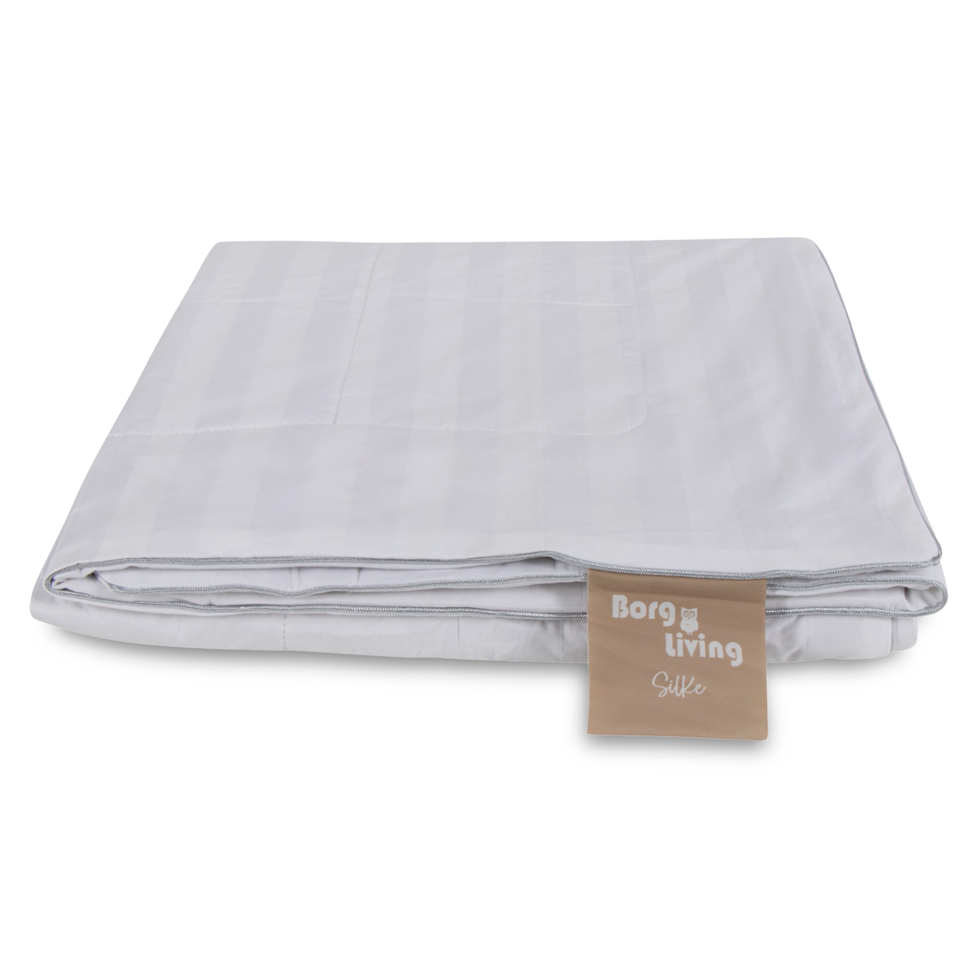Sommer-Seidendecke - 100% Maulbeerseide - temperaturregulierende Sommerdecke - 150x210 cm - Borg Living