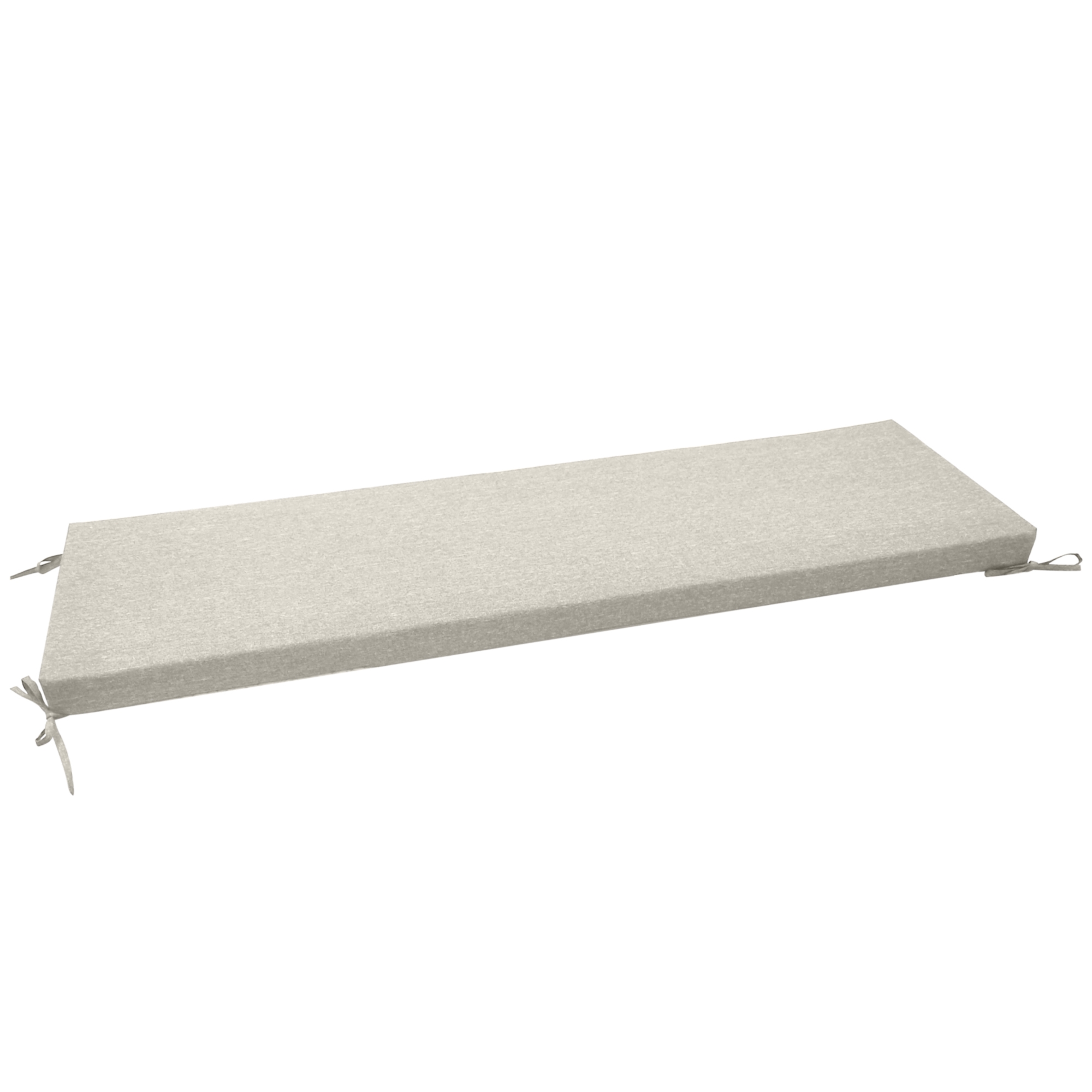 Hynde til havebænk 7 cm tyk - 148x45 cm - Beige havehynde til bænk - Nordstrand Home
