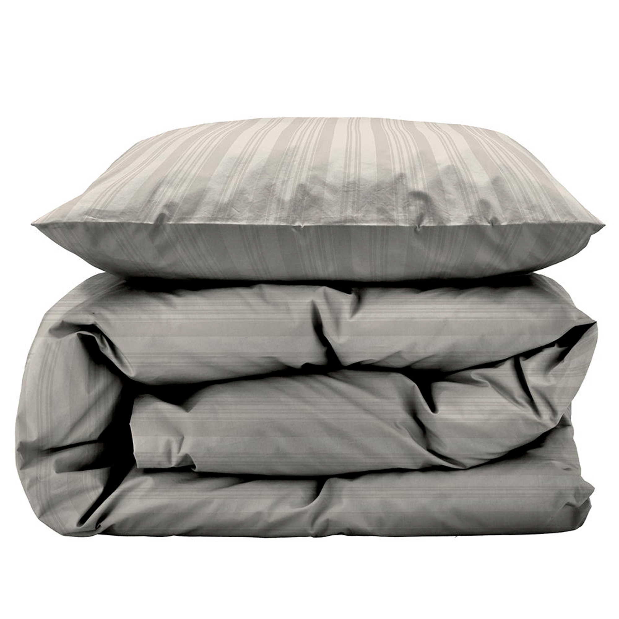 Doppelbettwäsche 200x220 cm - 100% damastgewebter Baumwollsatin - Södahl Noble - Beige