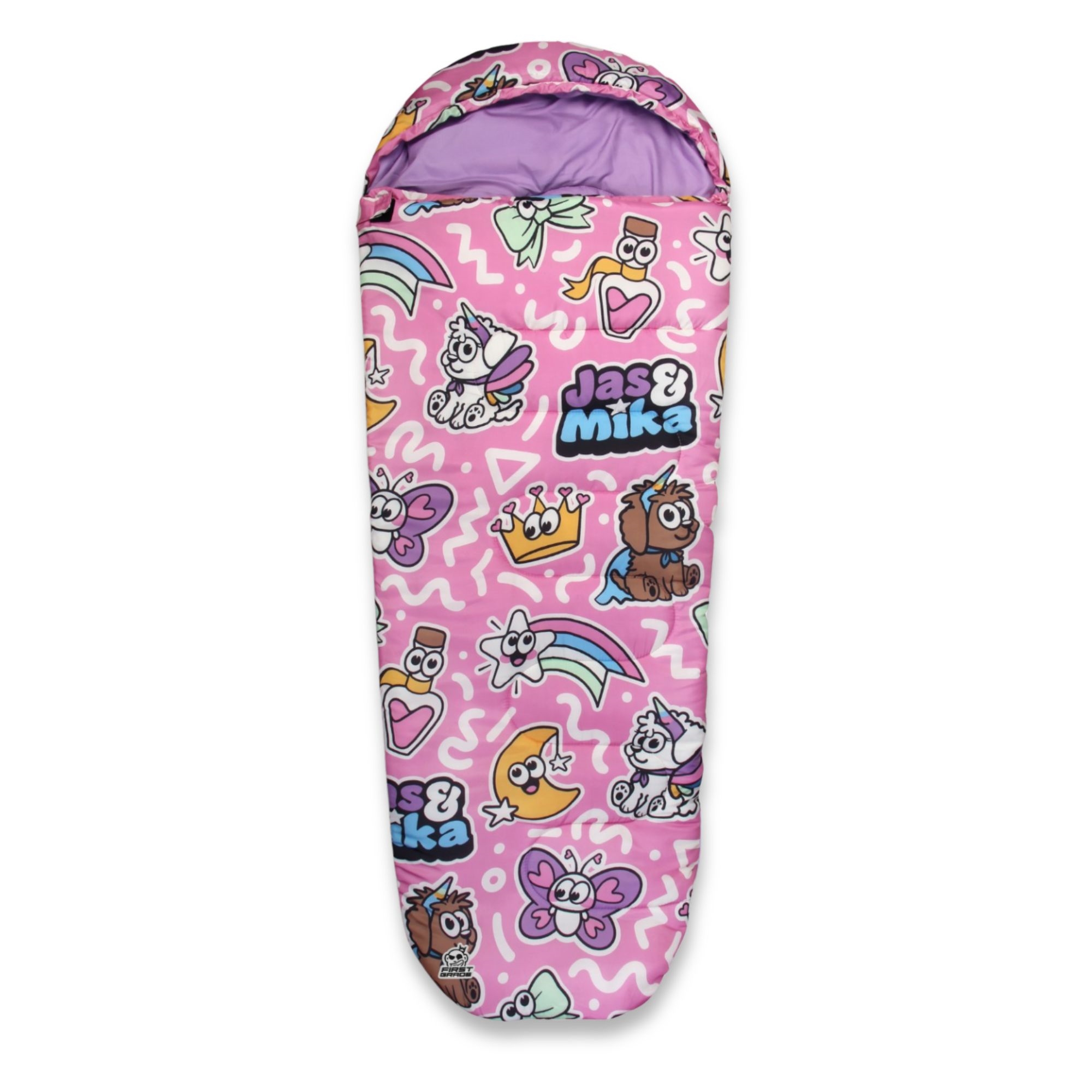 Jas & Mika Schlafsack 65x170 cm - Rosa