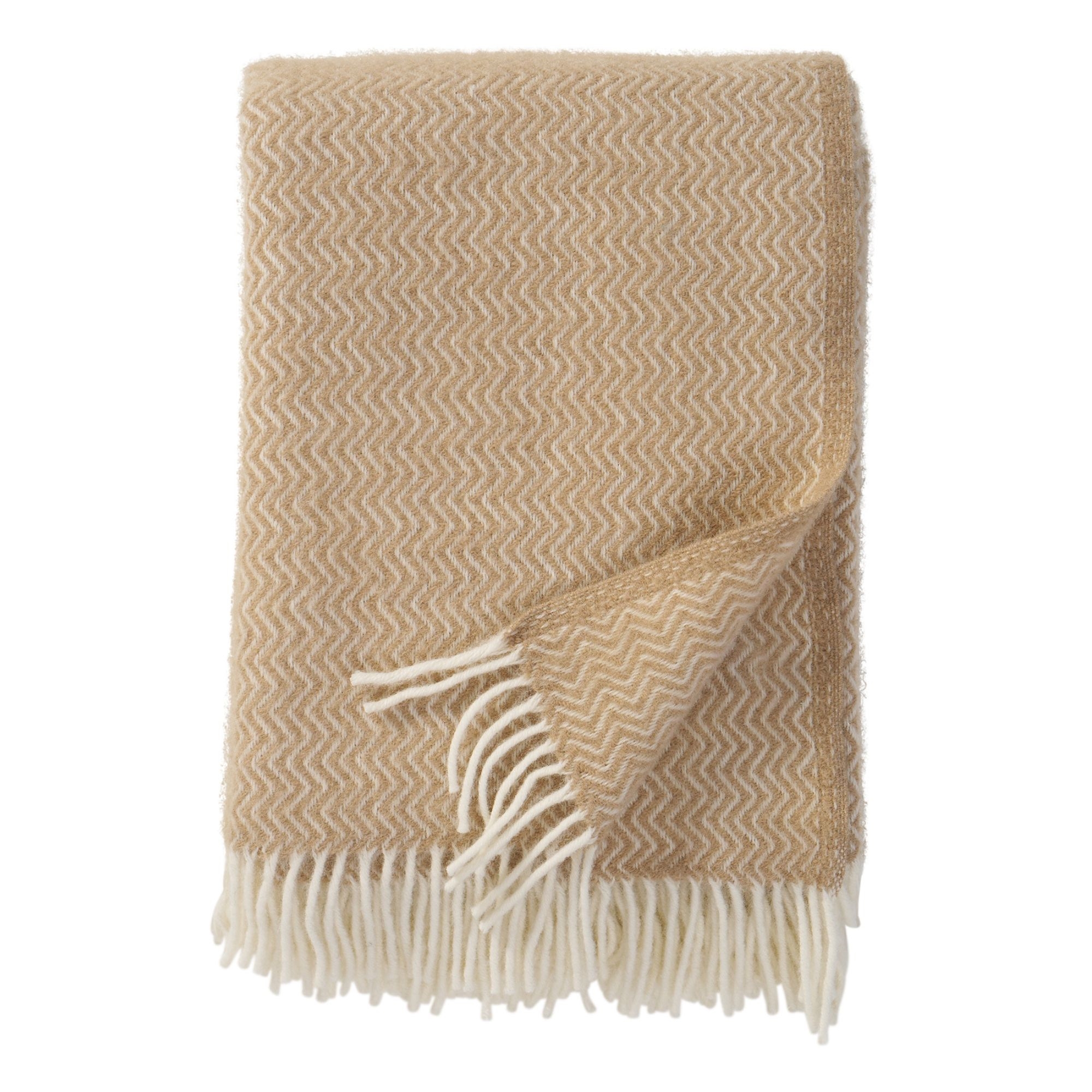 Wollplaid - 130x200 cm - 100% Lammwolle - Sorbet Sandy Beach
