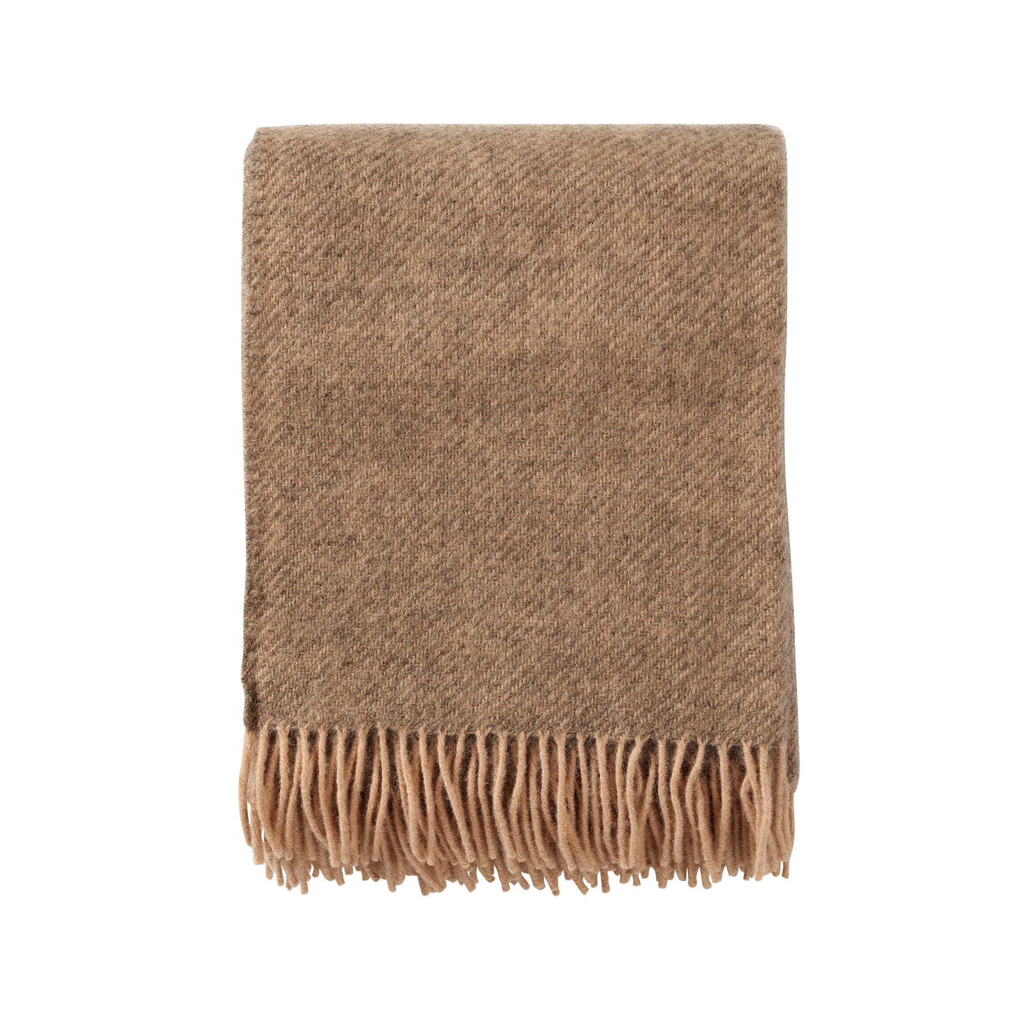 Wolldecke - 130x200 cm - Gotlandwolle/Lammwolle - Gotland Beige
