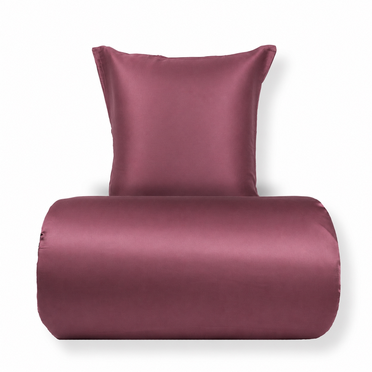 Bambus-Bettwäsche 140x220 cm - 100% Bambus - Bordeaux