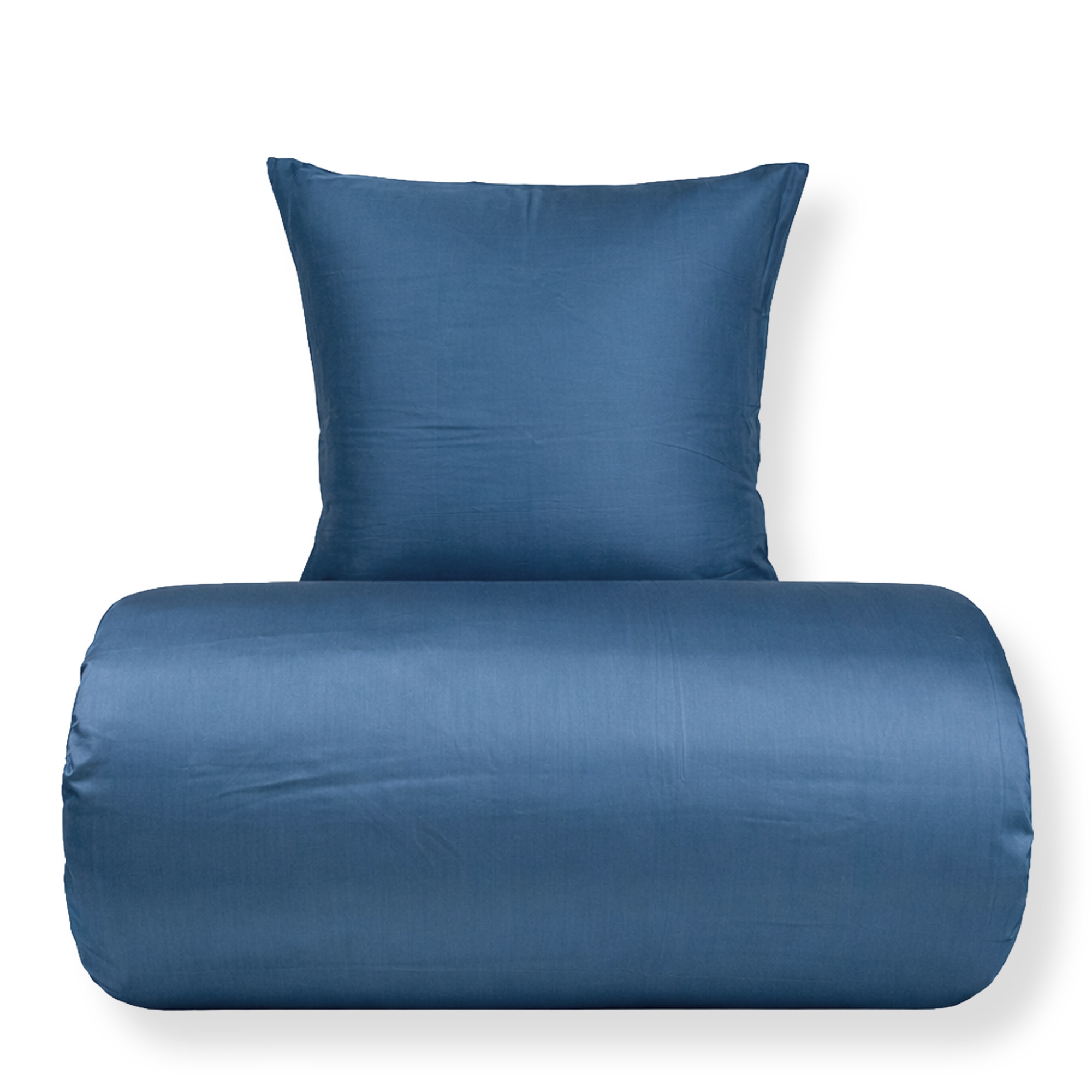 Bambus-Doppelbett-Bettwäsche 200x200 cm - 100 % Bambus - Blau