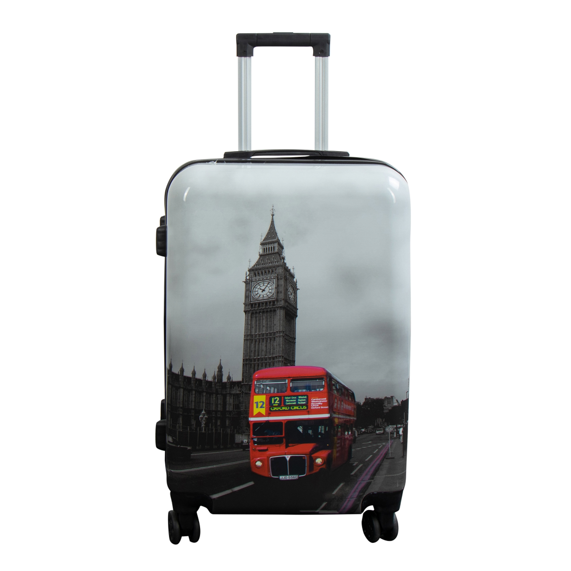 Koffer - Hardcase-Koffer - Größe Mittelgroßer Koffer mit Motiv - Big Ben - Exklusiver leichter Reisekoffer