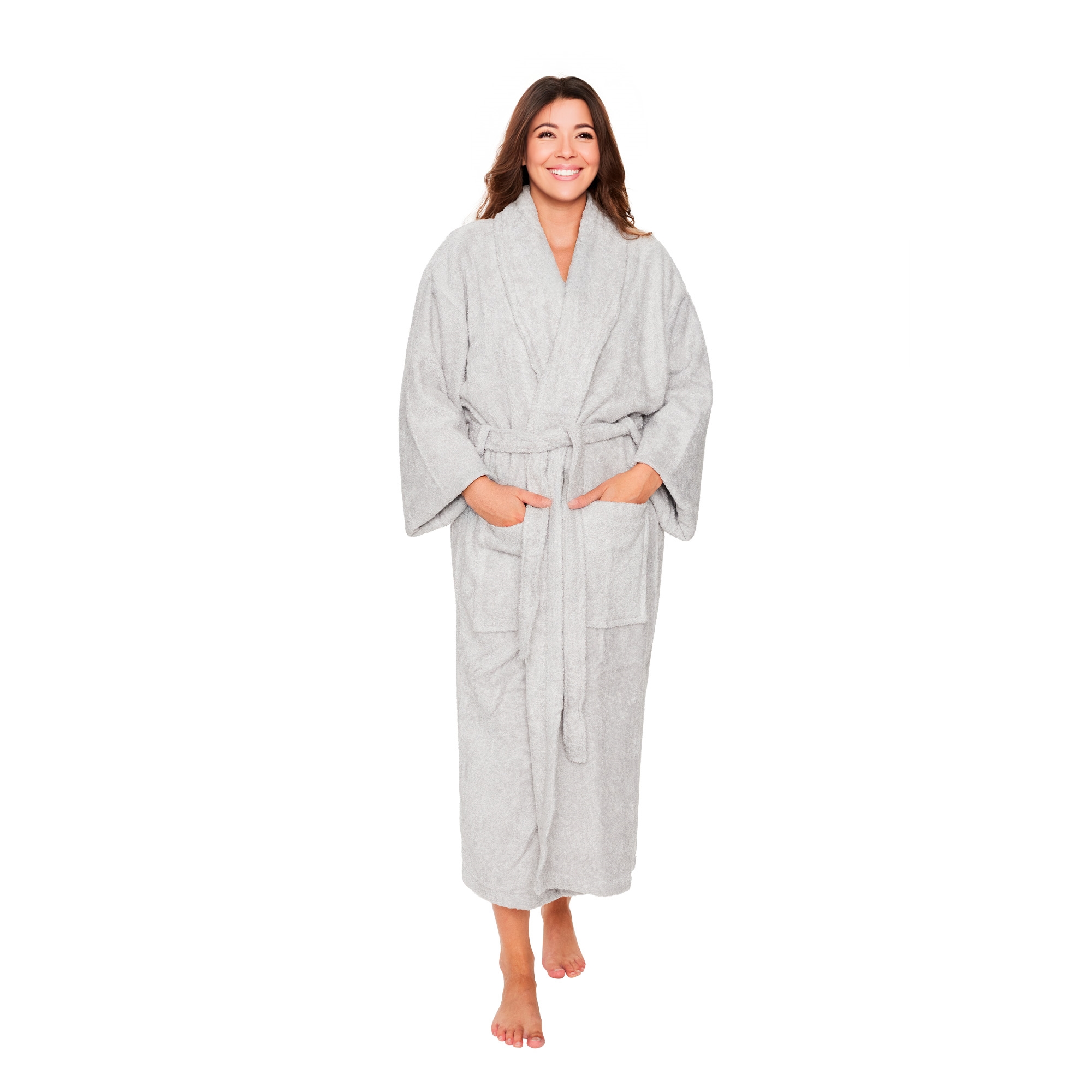 Bademantel - Bambus - Größe S/M - Bademantel - Light Grey - Excellent by Borg