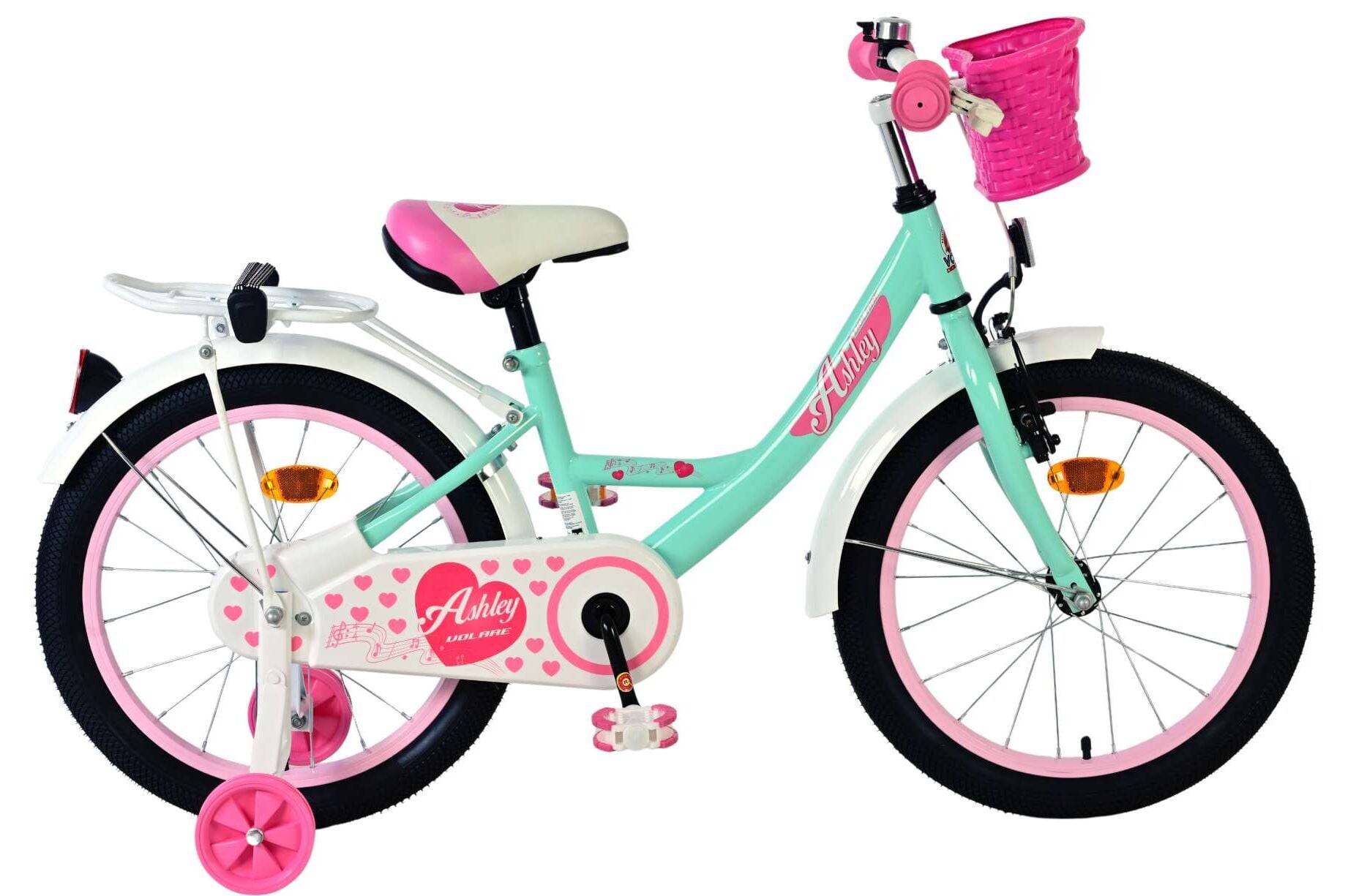 Volare – Kinderfahrrad 18" – Ashley Grün