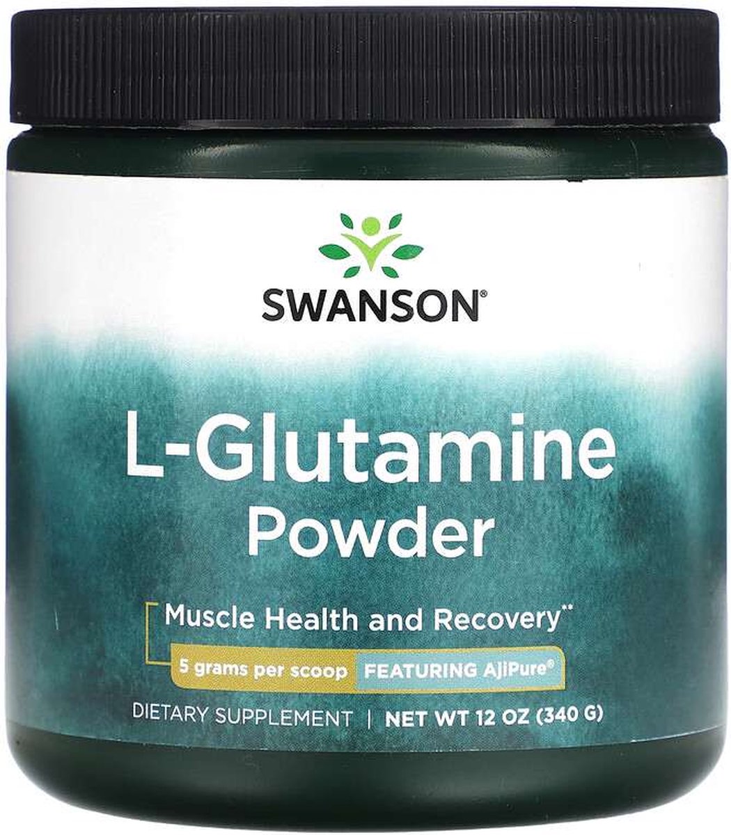Swanson AjiPure L-Glutamin-Pulver, L-Glutamin, 340 g