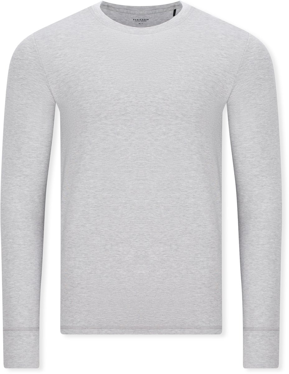 Shirt langarm wärmend grau meliert - Casual Warming 7