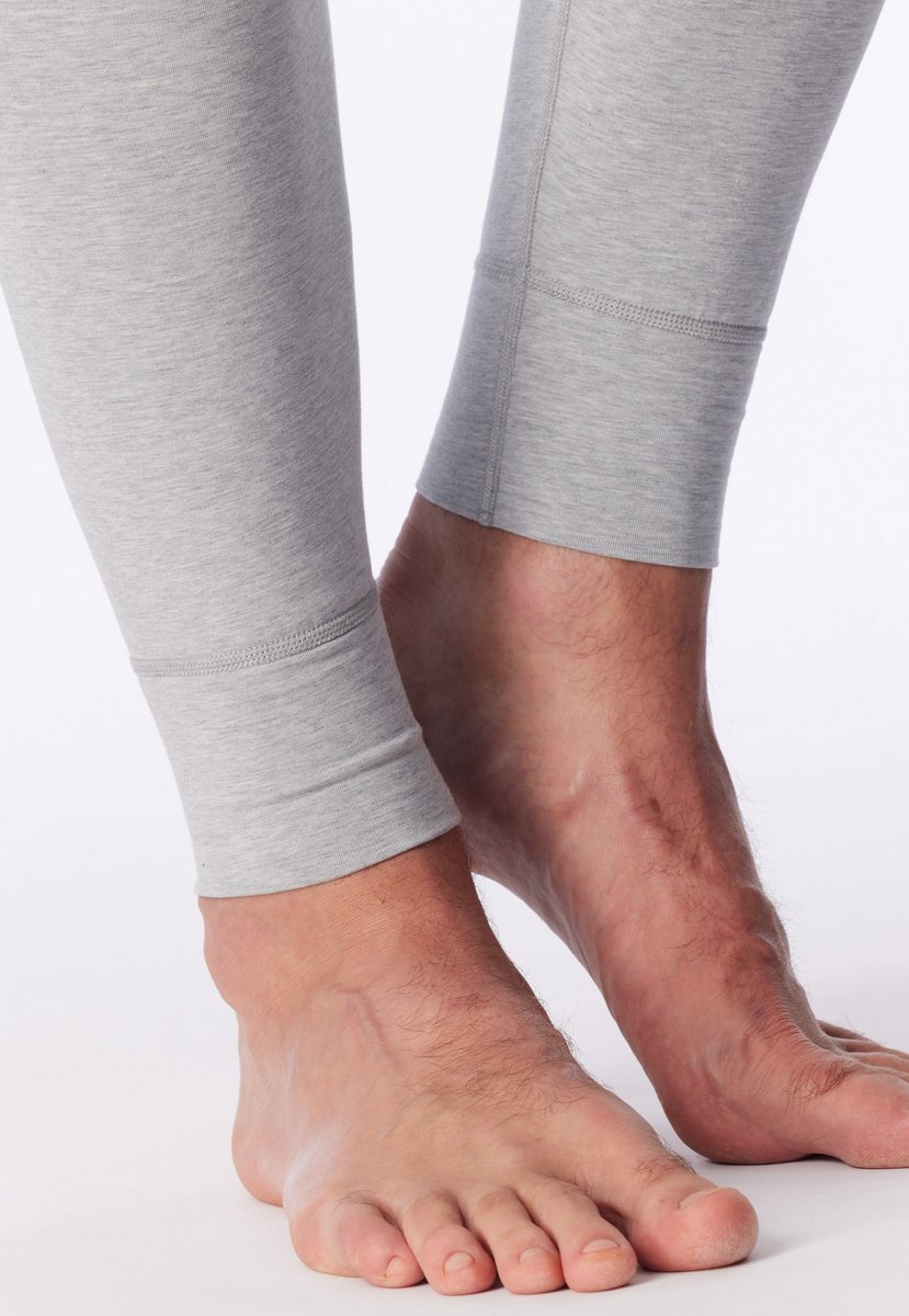 Hose lang wärmend grau meliert - Casual Warming 7