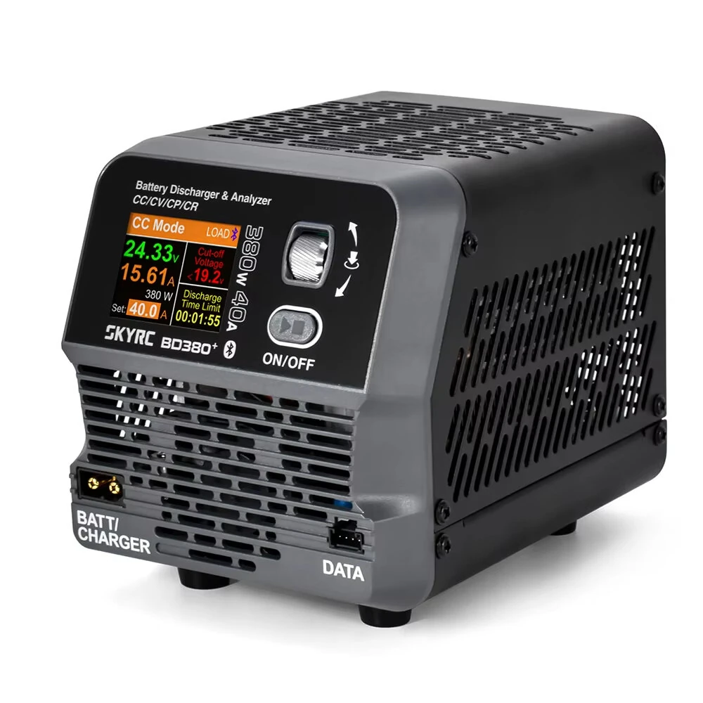 SkyRC BD380+ Batteriedischargierer/Analyzer 380 W 40 A 40 V Vier Modi CC/CP/CR/CV Battery Burst PowerBoosted Entwickelt