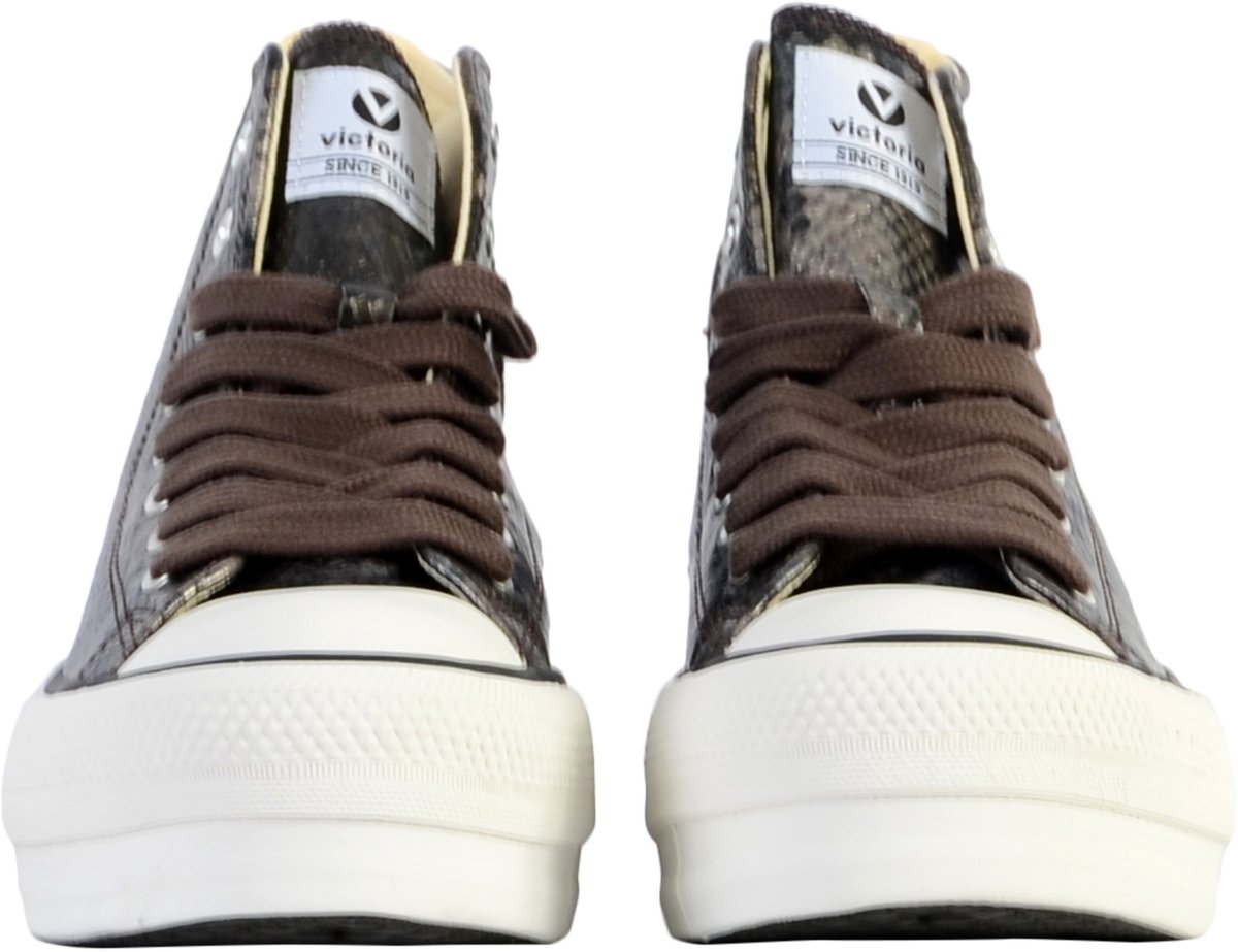 Schuhe für Frauen Victoria tribu doble botín serpiente