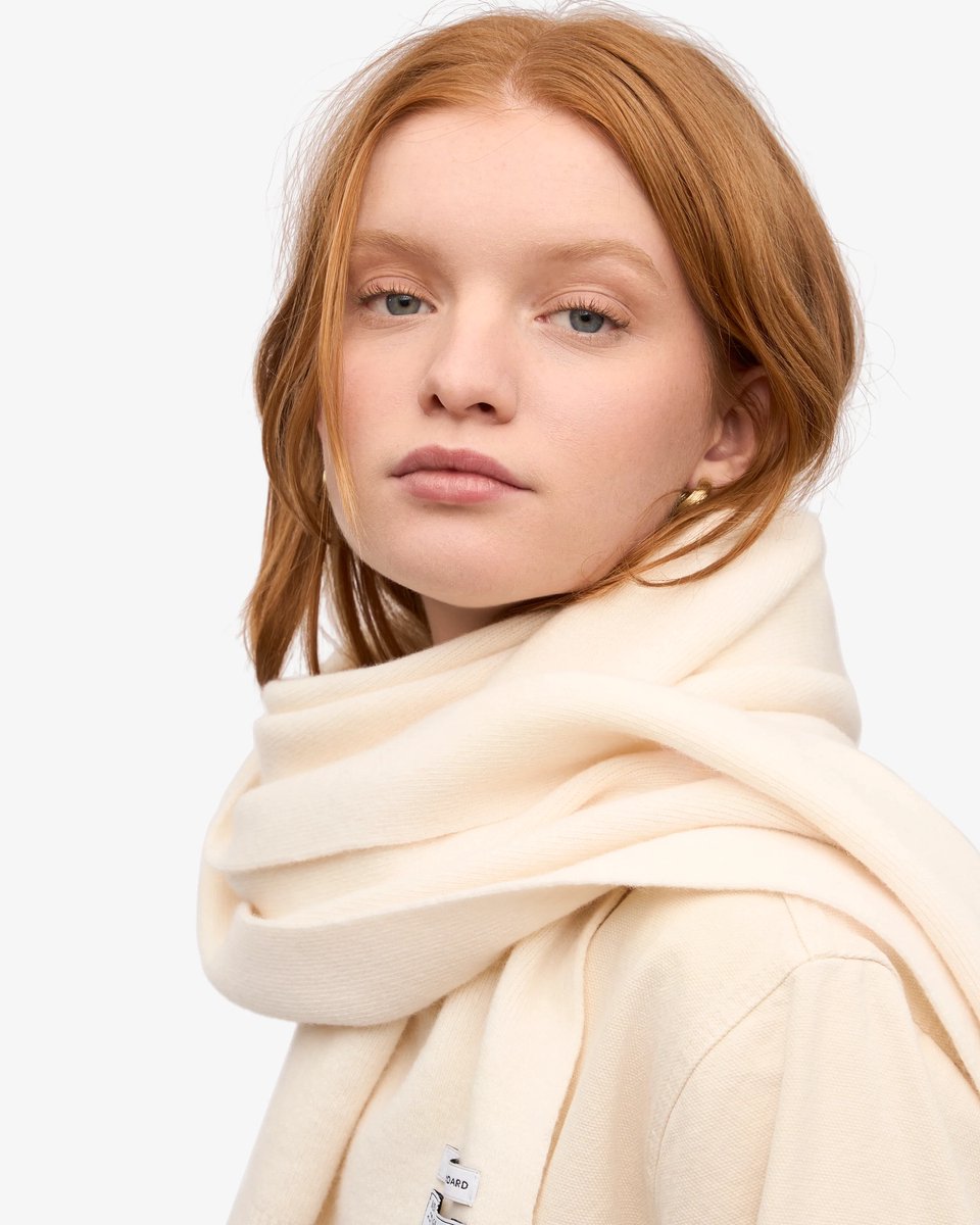 Wollschal Colorful Standard Merino optical white