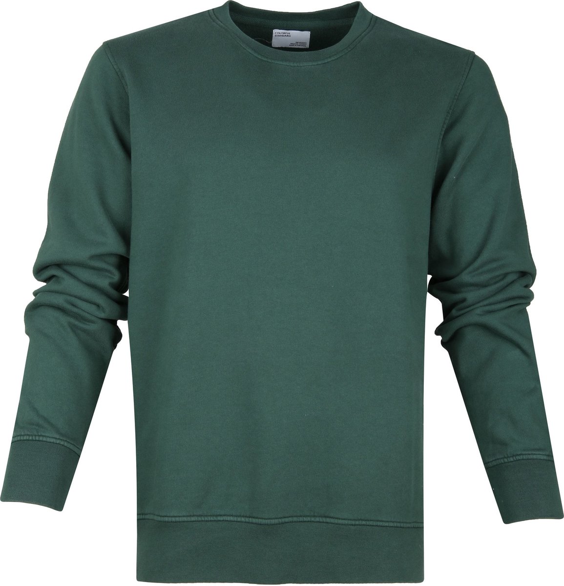 Sweatshirt mit Rundhalsausschnitt Colorful Standard Classic Organic emerald green
