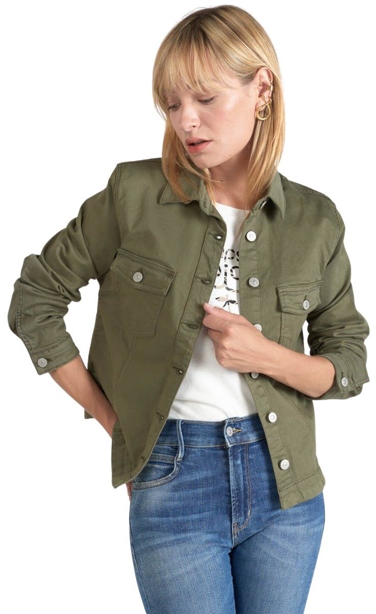 Jeansjacke Frau Le Temps des cerises Lilly