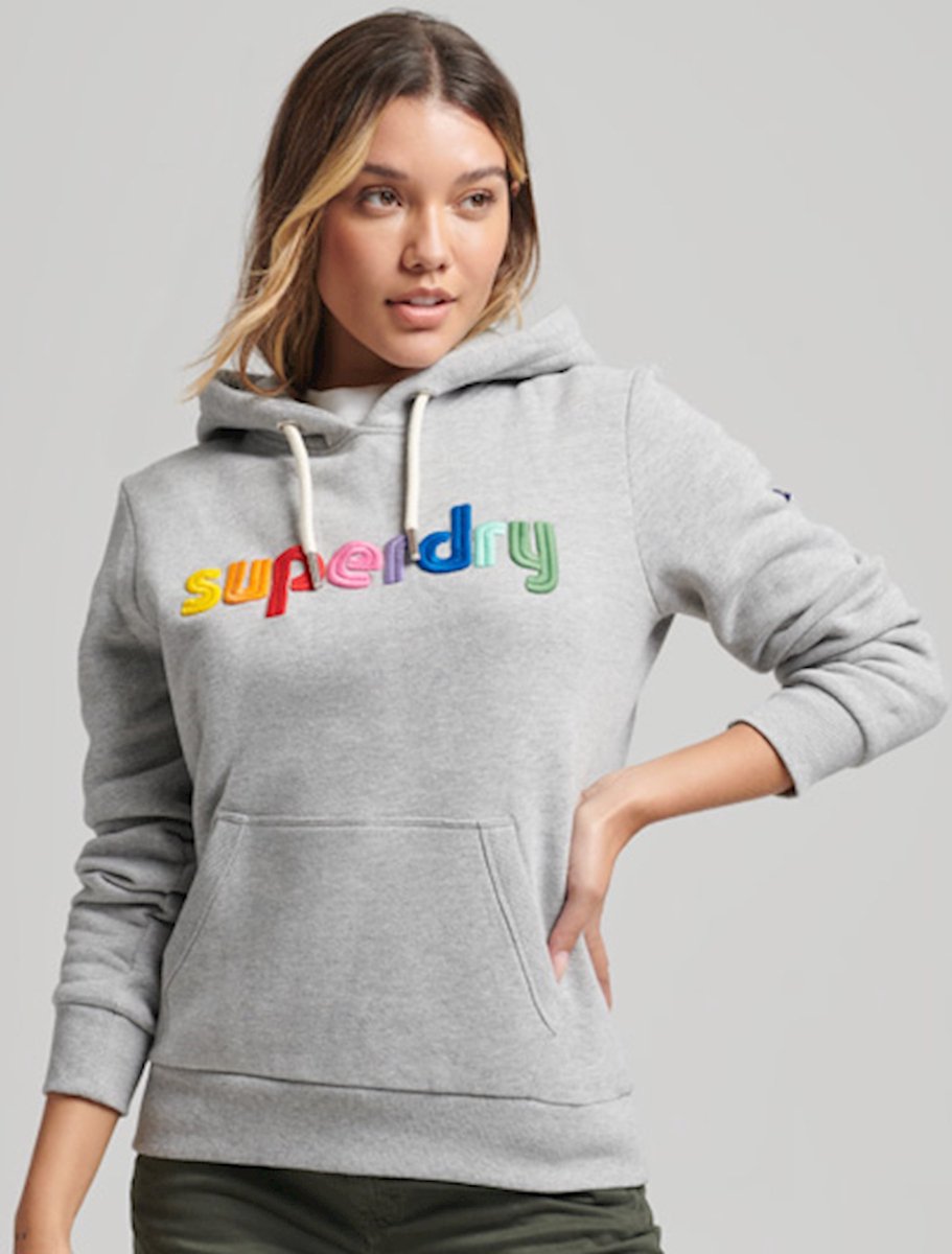 Besticktes Kapuzensweatshirt, Damen Superdry
