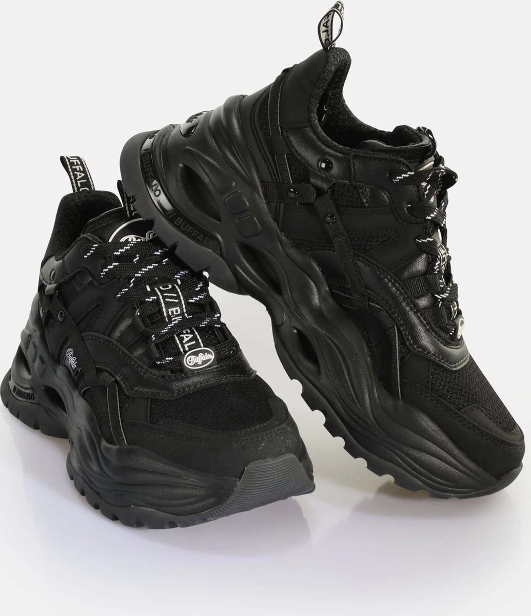 Sneakers aus veganem Nappa-Strick Damen Buffalo Triplet Hollow