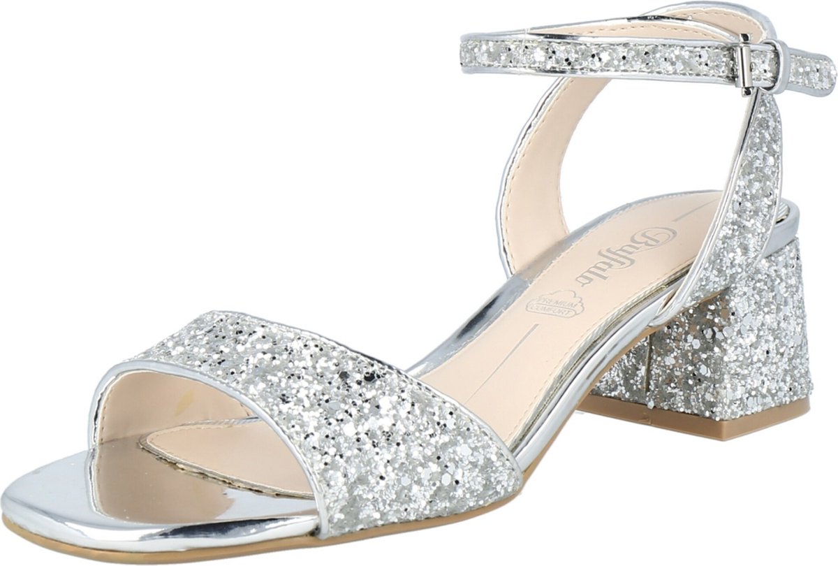 Sandalen mit Glitzerabsatz Frau Buffalo Rainelle